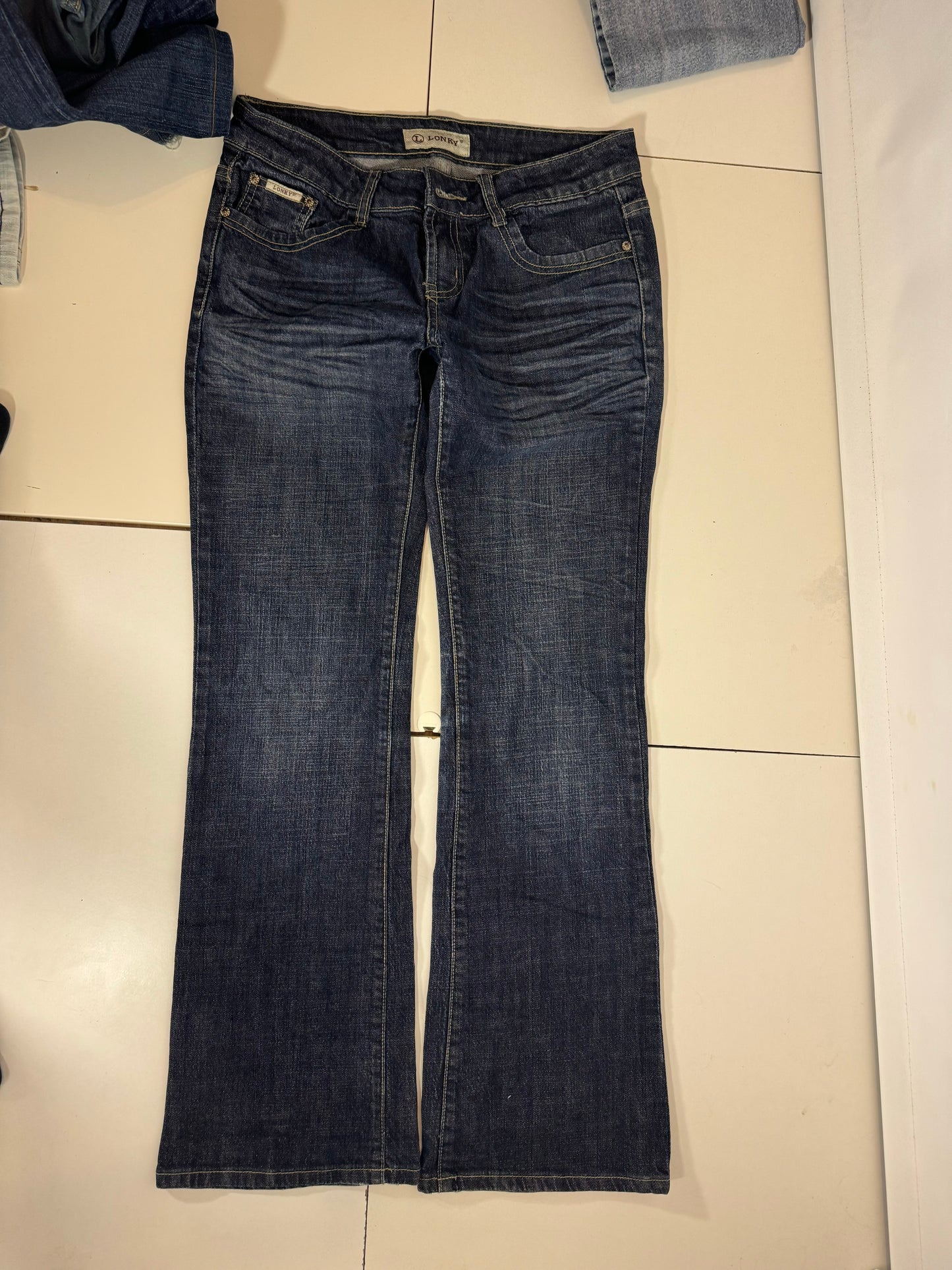 Lågmidjade jeans stl: S