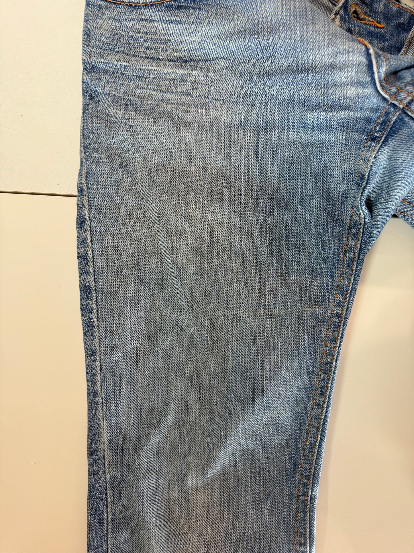 Lågmidjade jeans–stl: S