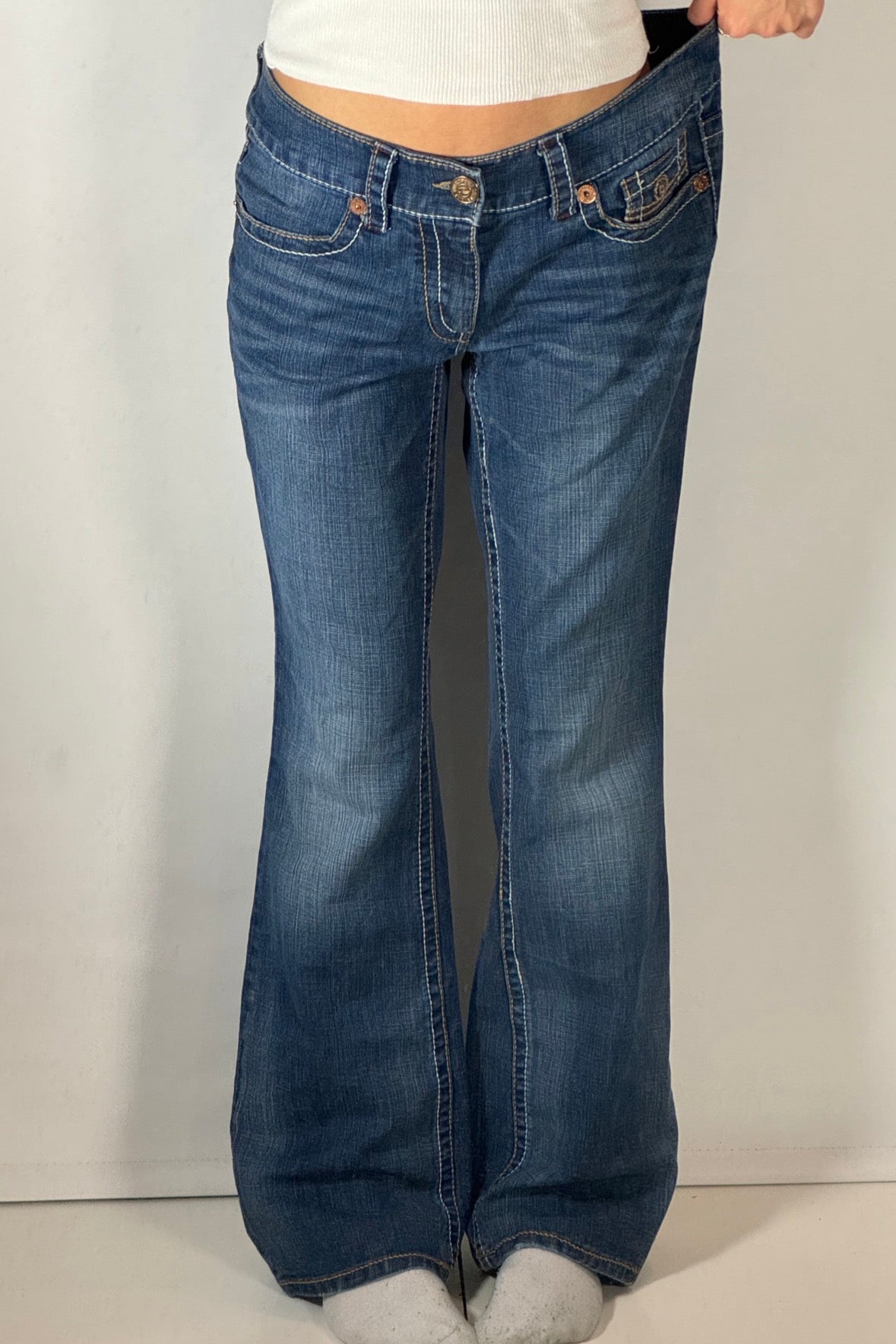 Lågmidjade jeans stl: L