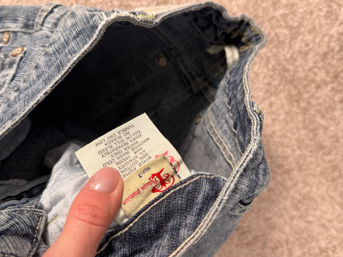 Lågmidjade jeans stl: XS