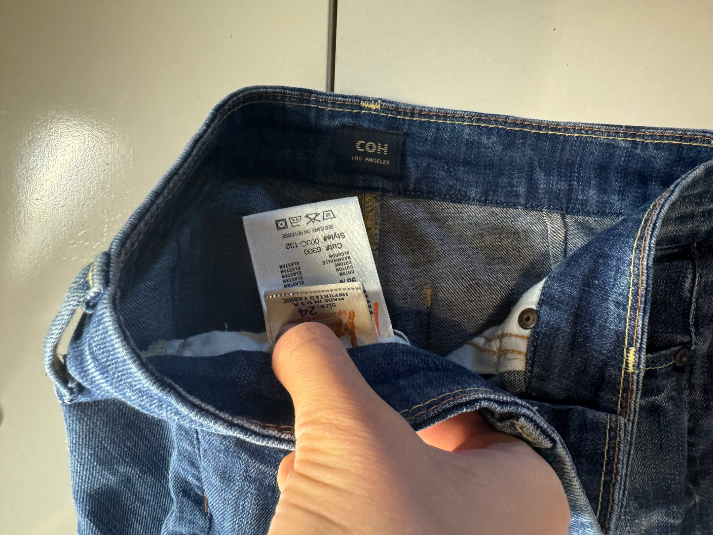 Lågmidjade jeans stl: XS