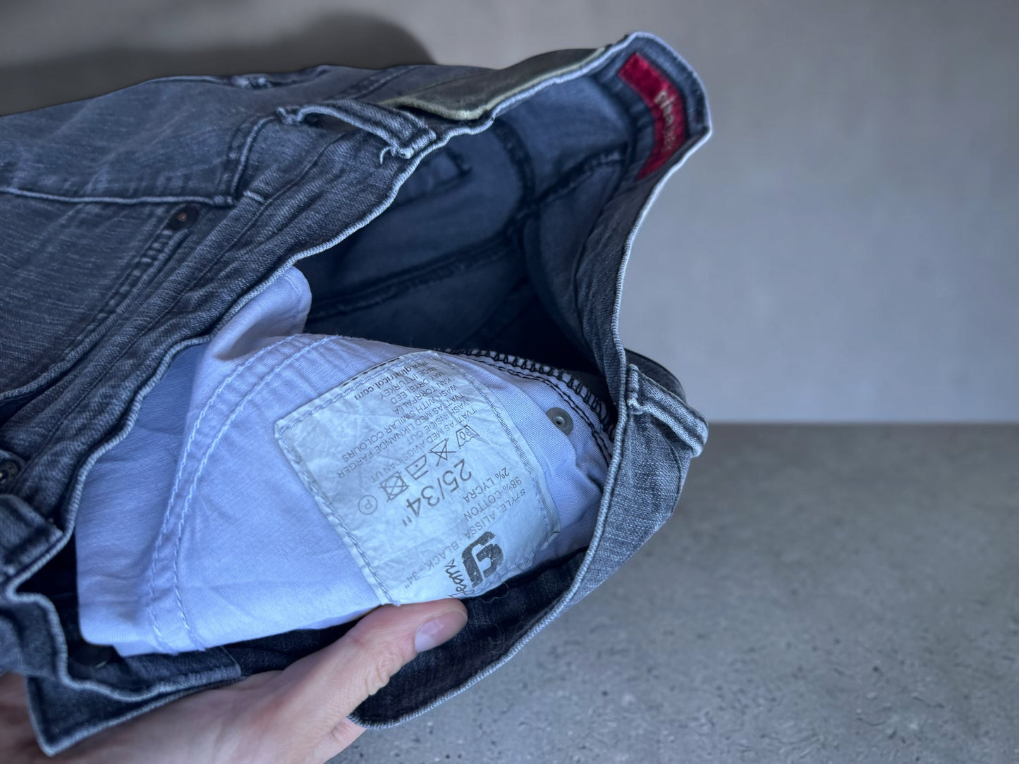 Lågmidjade jeans stl: XS