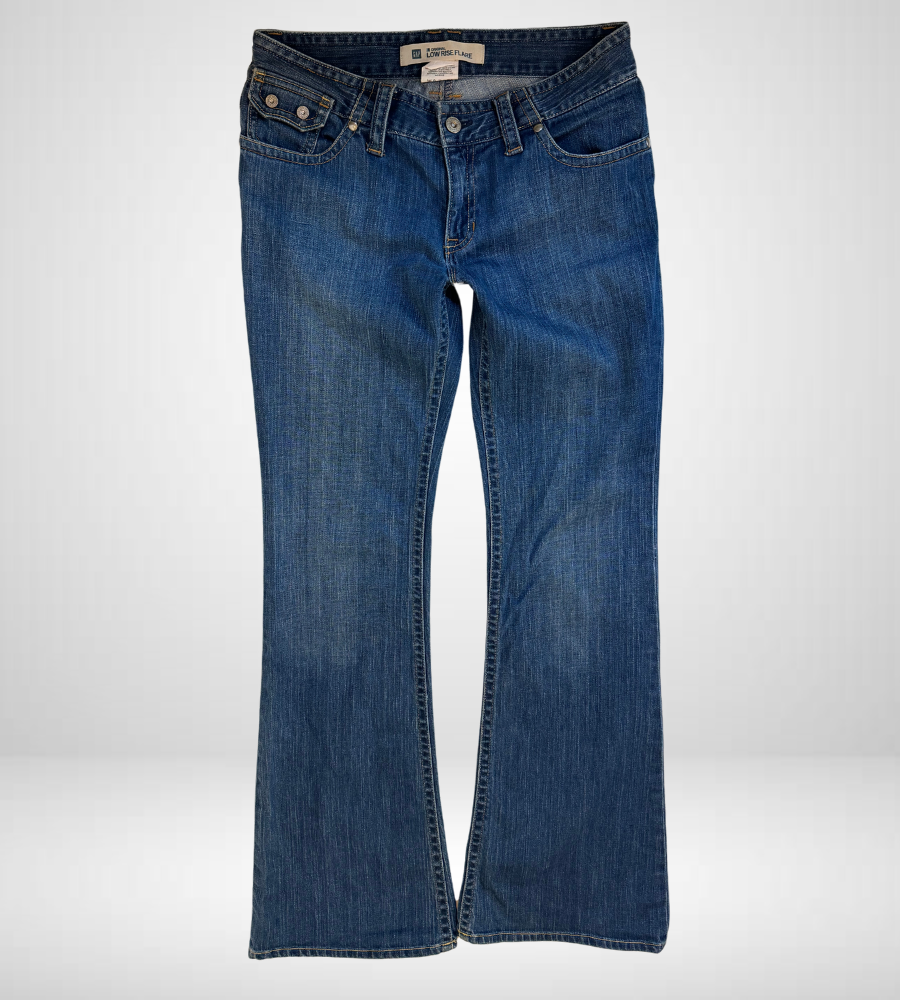 Lågmidjade jeans–stl: S