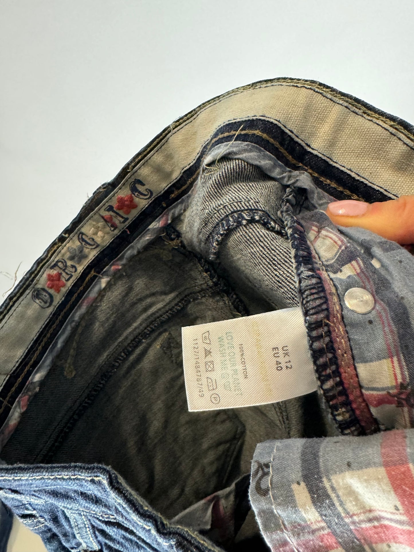 Lågmidjade jeans stl: M
