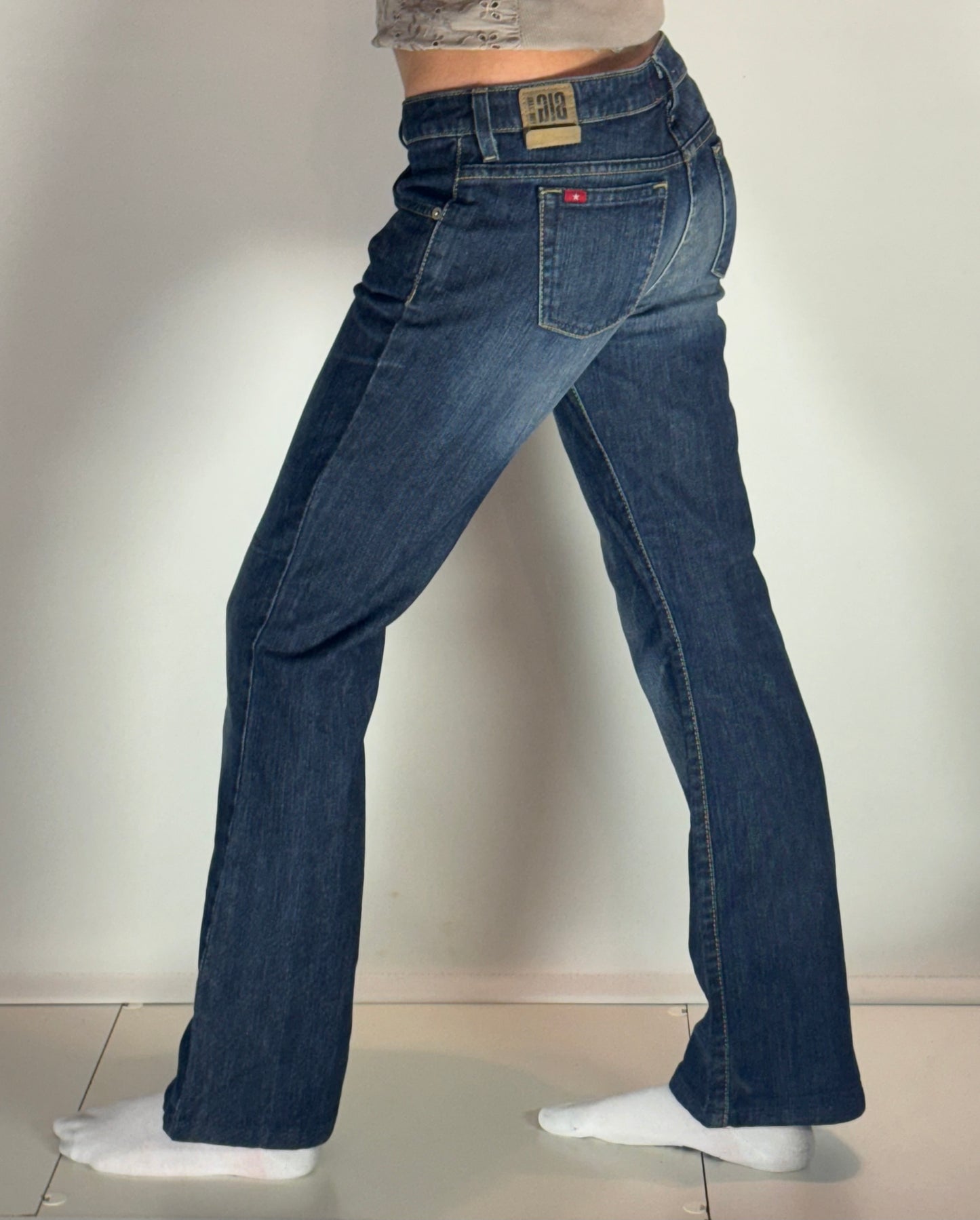 Lågmidjade jeans stl: S