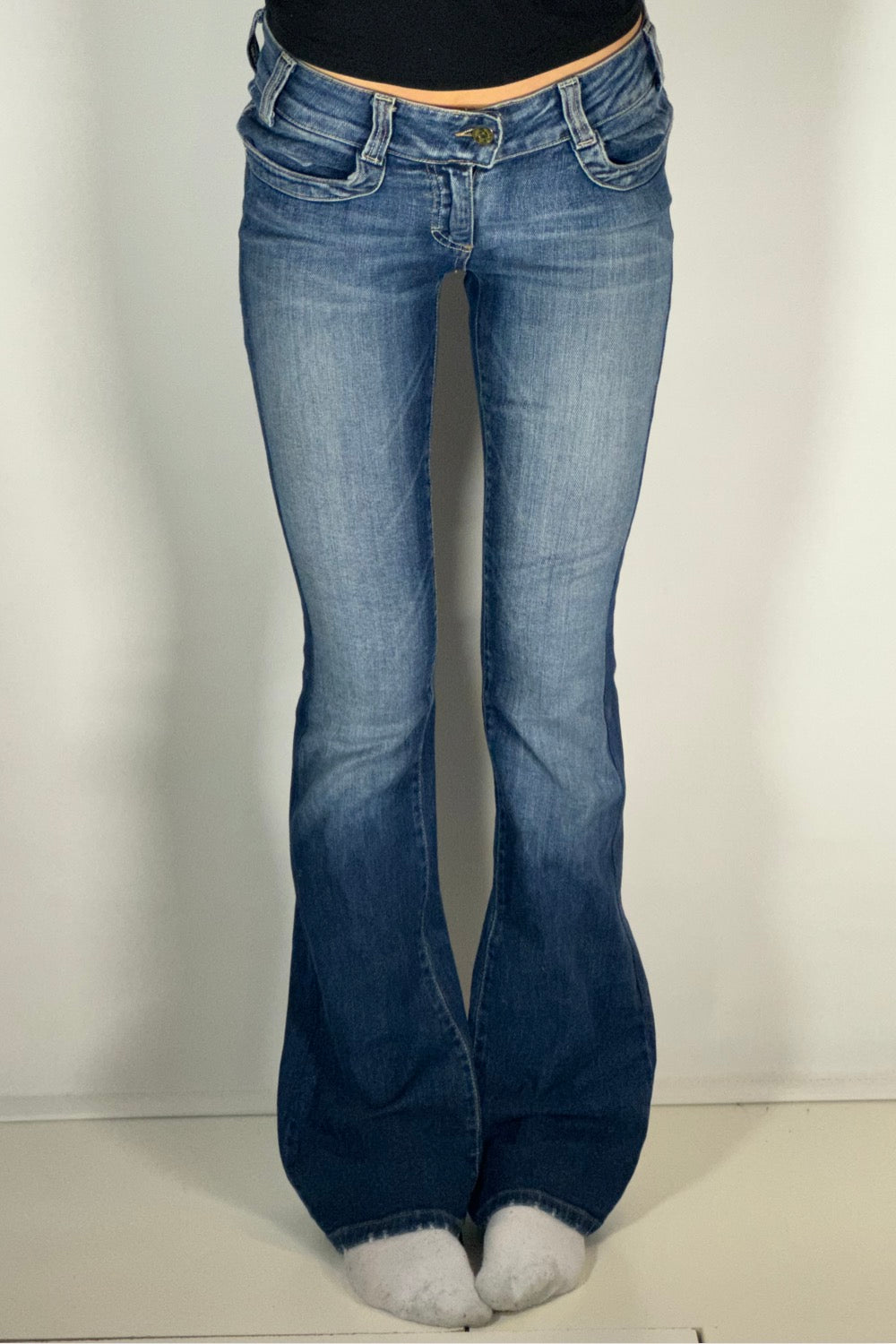 Lågmidjade jeans stl: S