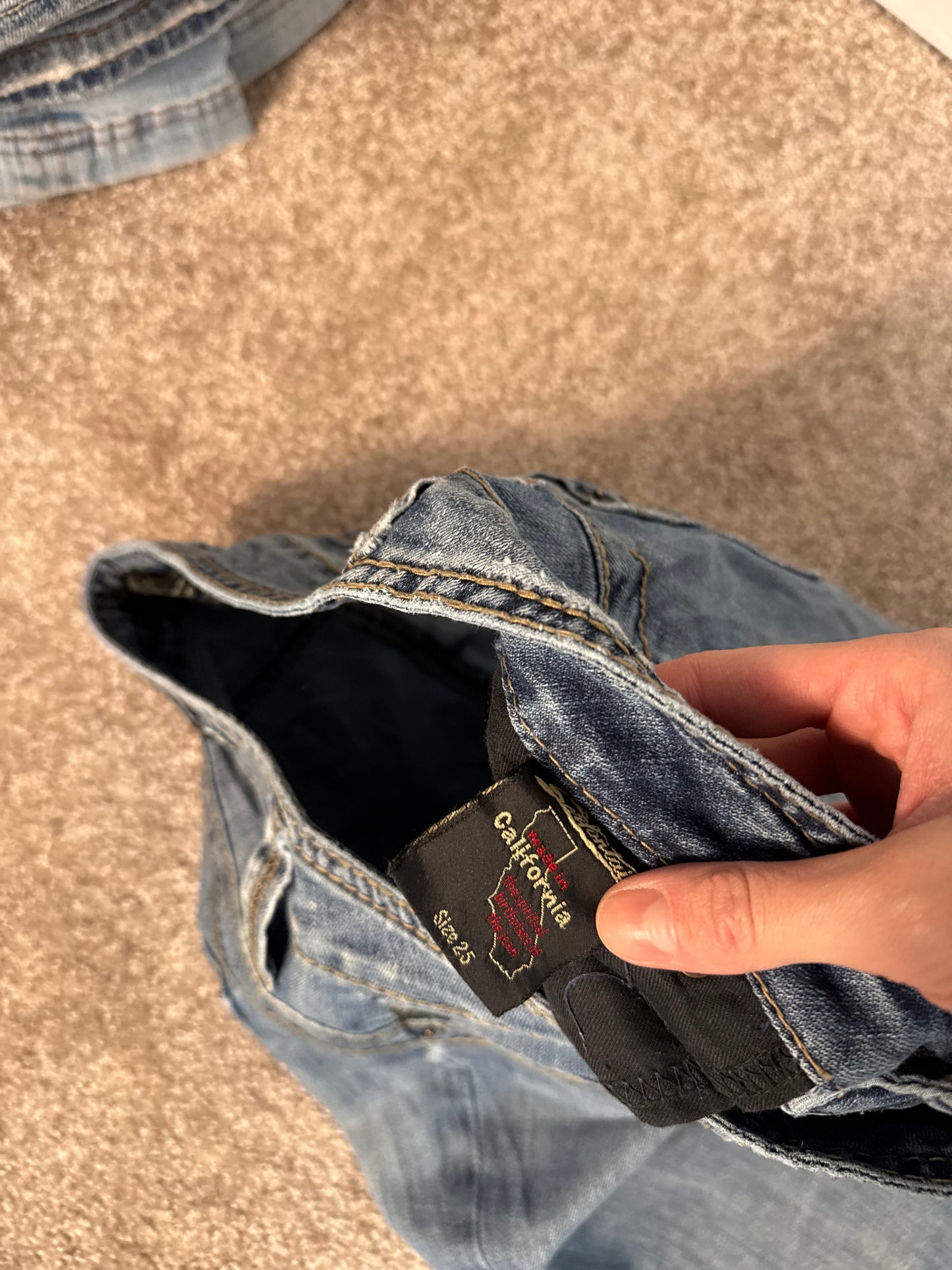 Lågmidjade jeans stl: XXS