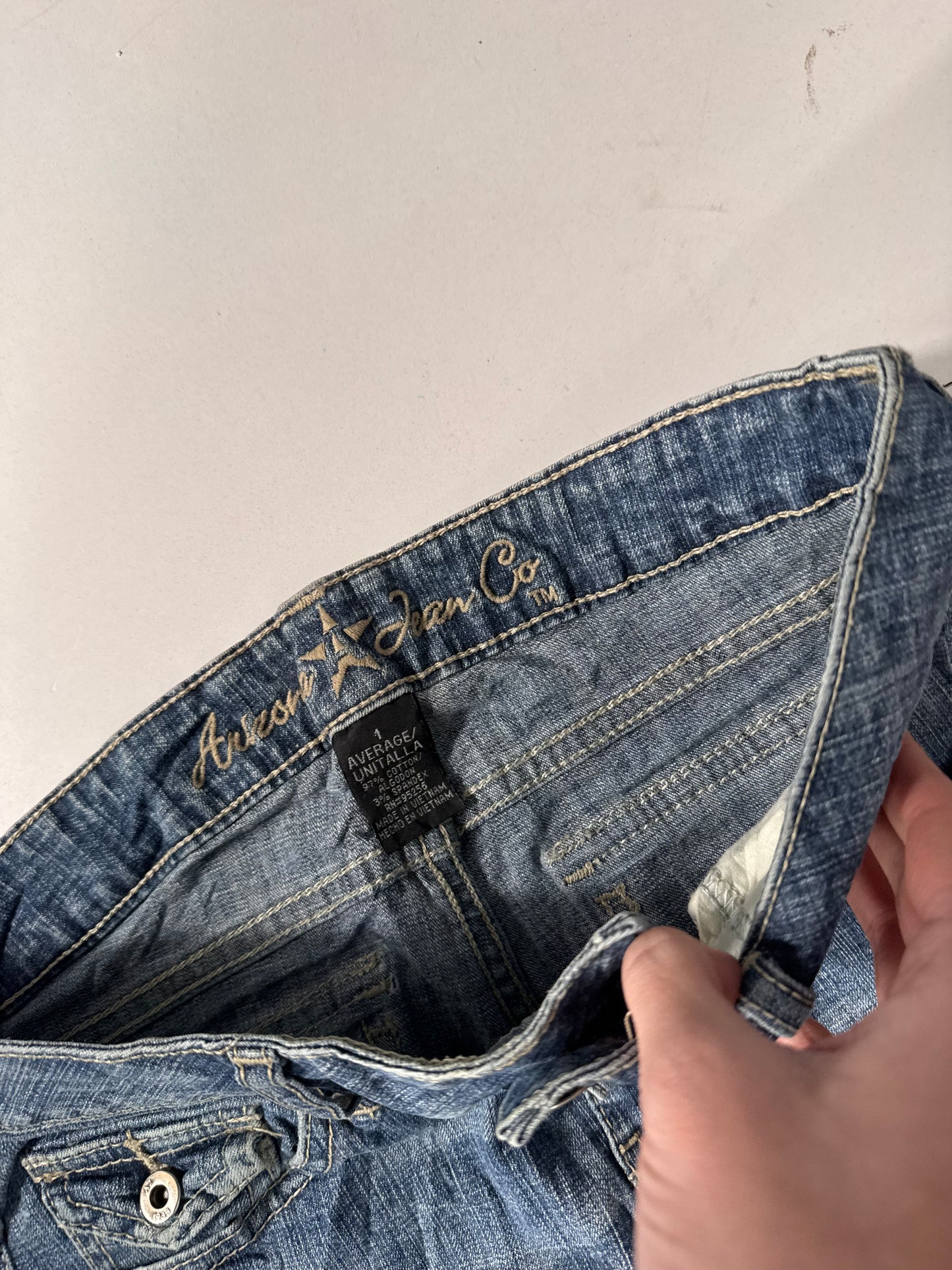 Lågmidjade jeans stl: XS