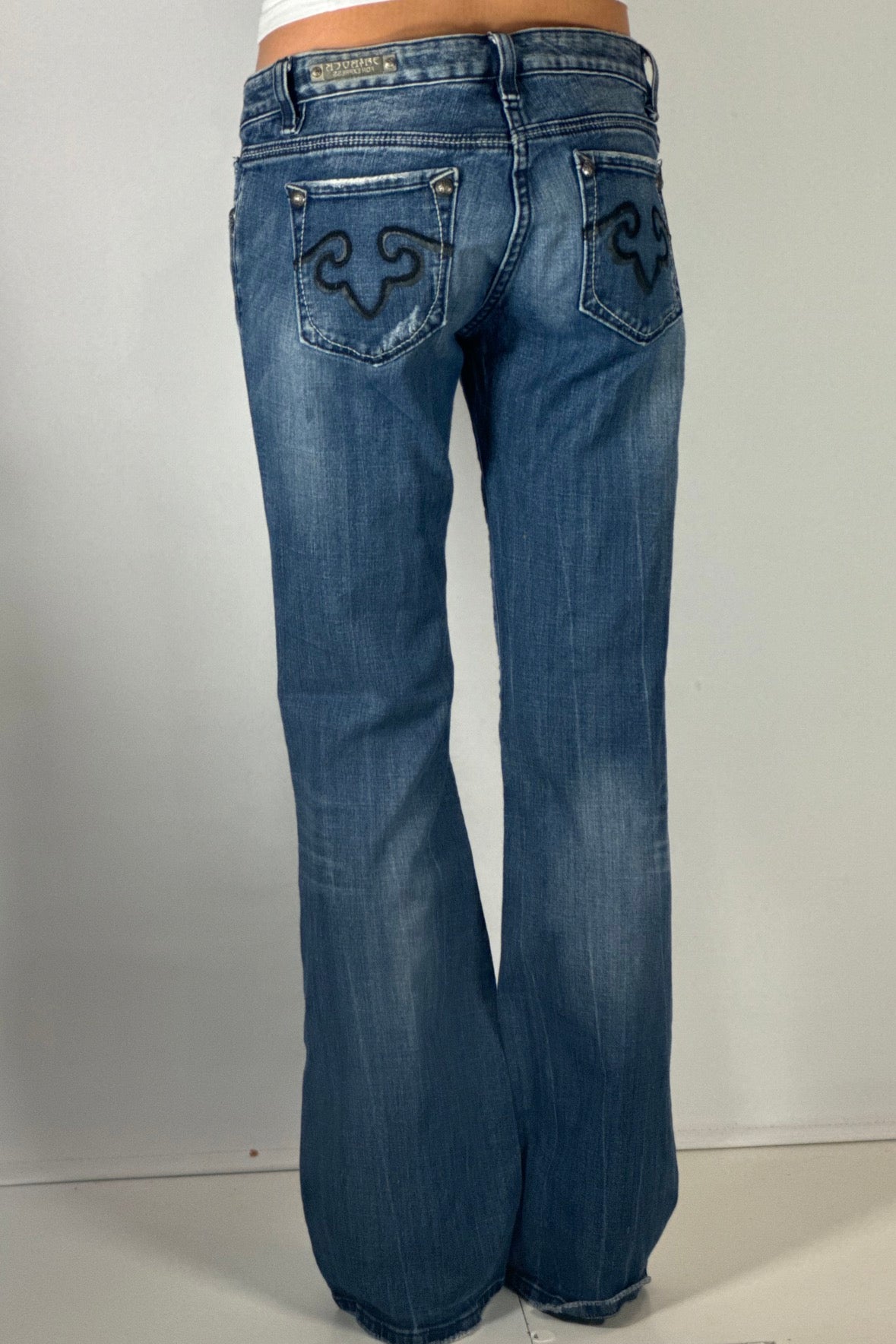 Lågmidjade jeans stl: S/M