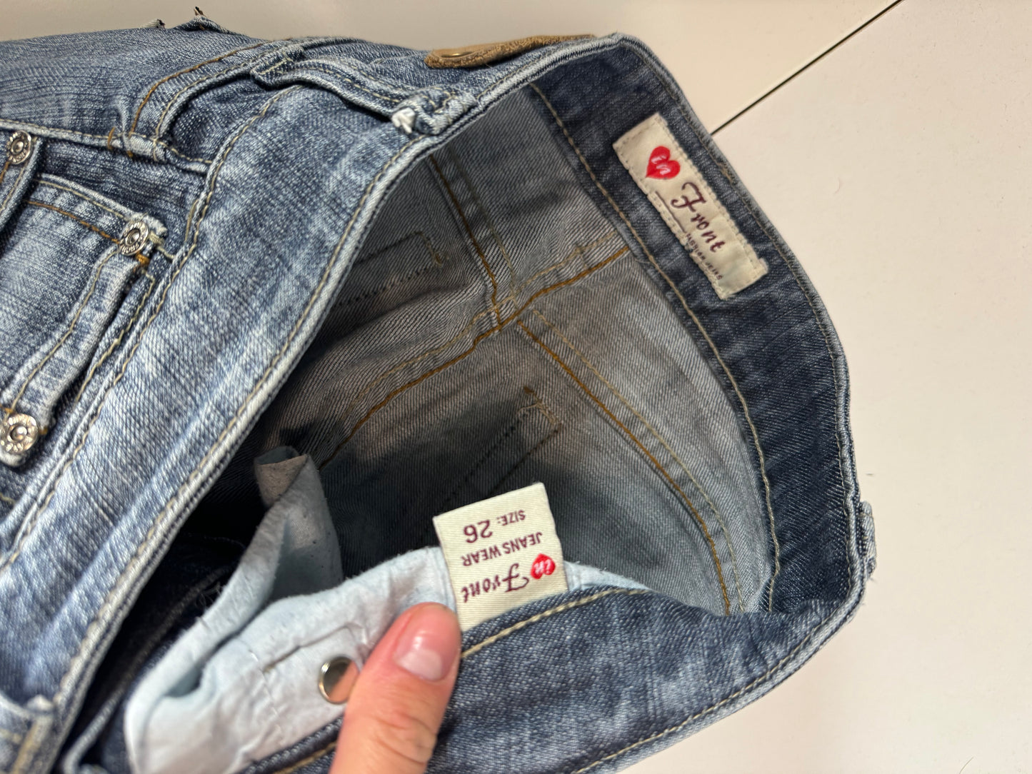 Lågmidjade jeans stl: XS