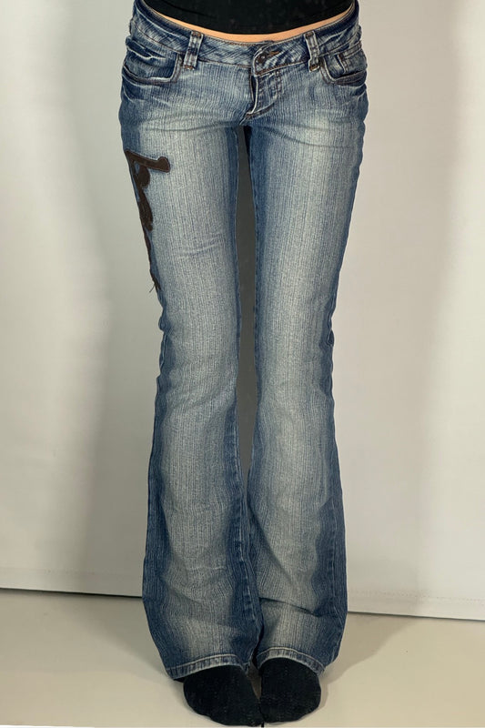 Lågmidjade jeans stl: S