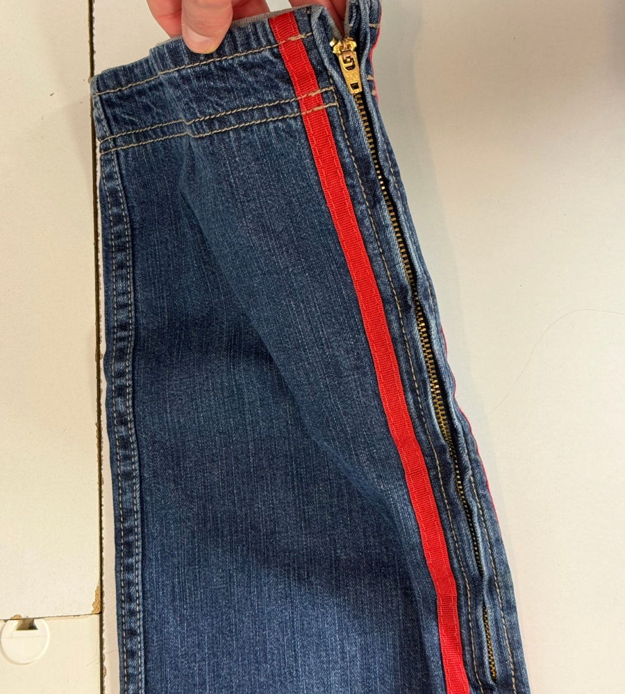 Lågmidjade jeans–stl: XS