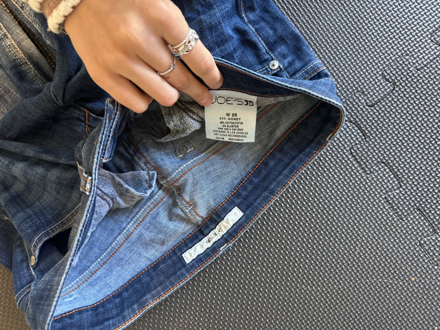 Utsvingte jeans str: XS/S