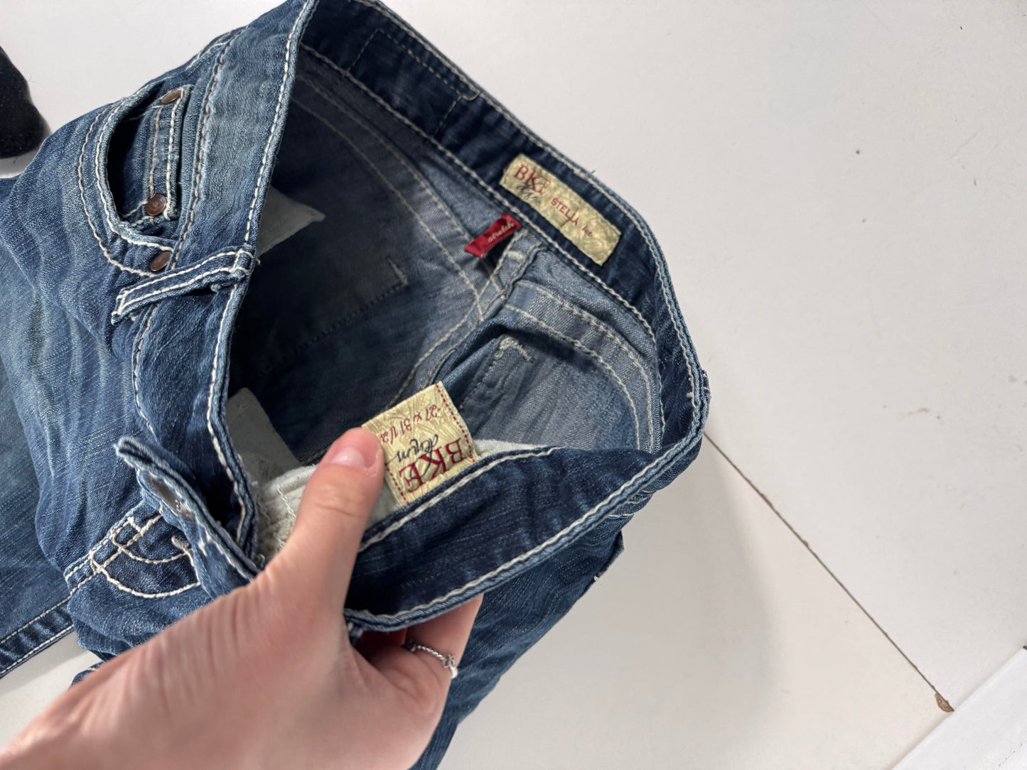 Lågmidjade jeans stl: XS