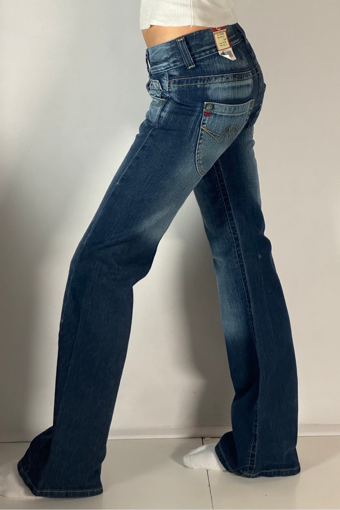 Lågmidjade jeans stl: XXS (W27/L34)