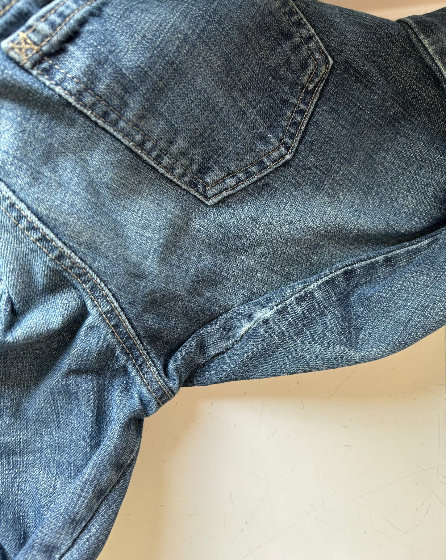 Lågmidjade jeans–stl: XXS