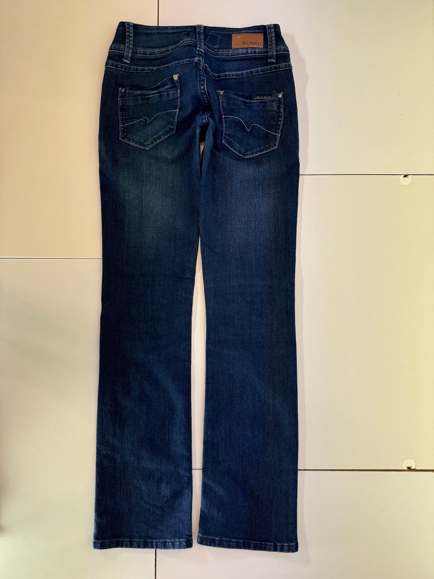 Lågmidjade jeans–stl: XS