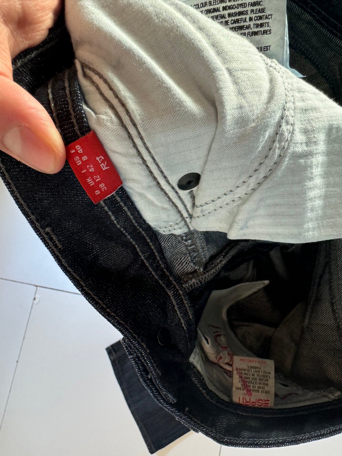 Lågmidjade jeans stl: S/M