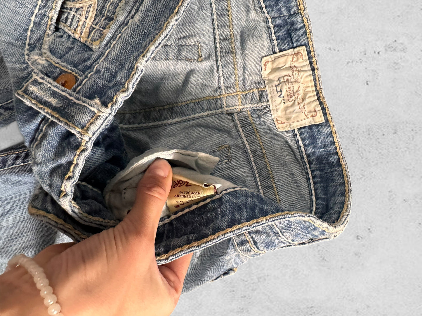 Lågmidjade jeans stl: XS
