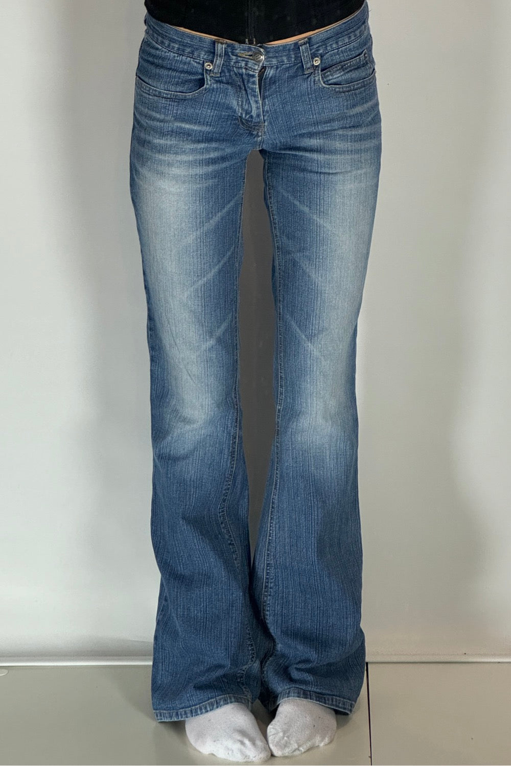 Lågmidjade jeans-stl: XS