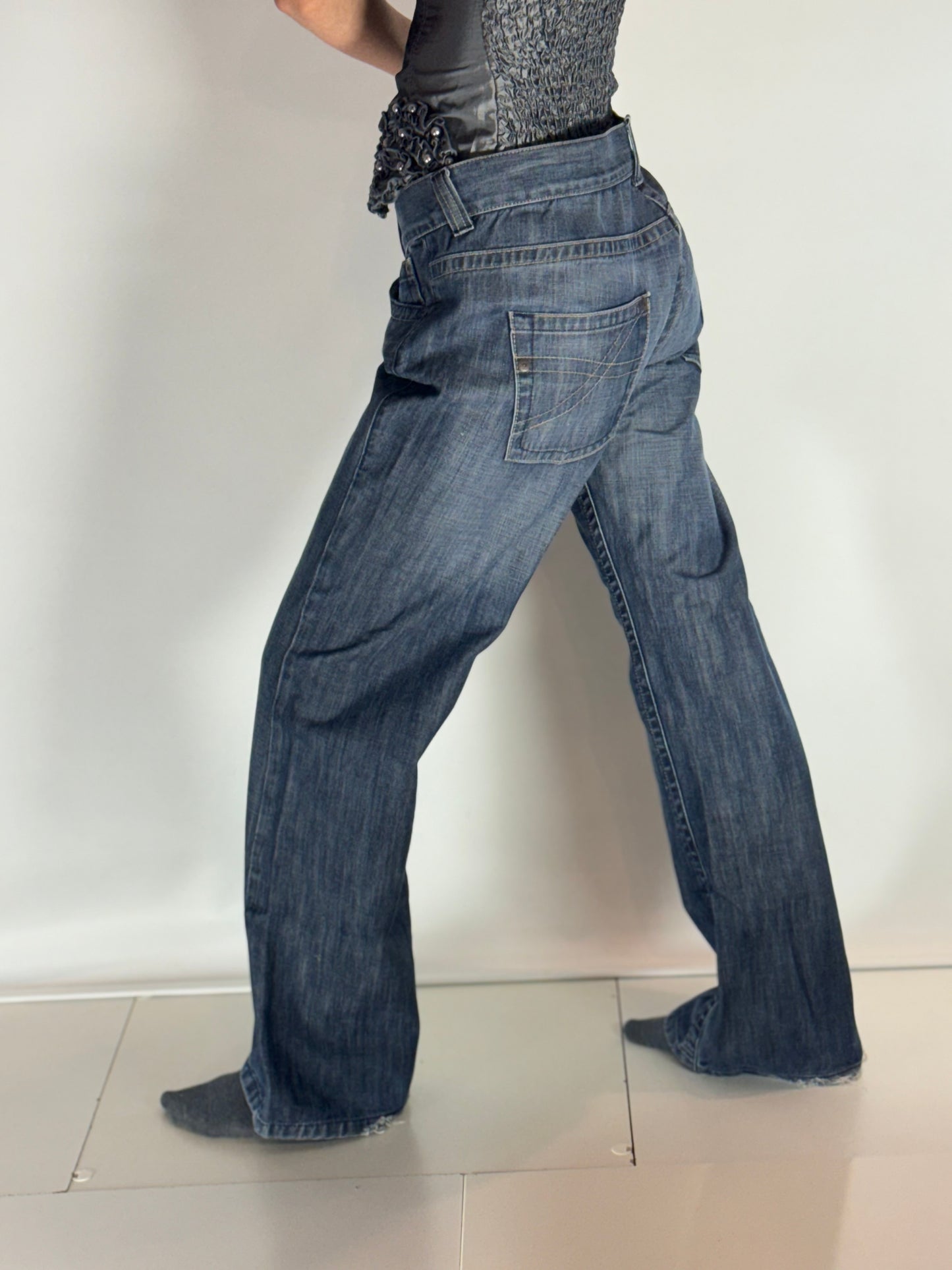 Lågmidjade jeans stl: XL