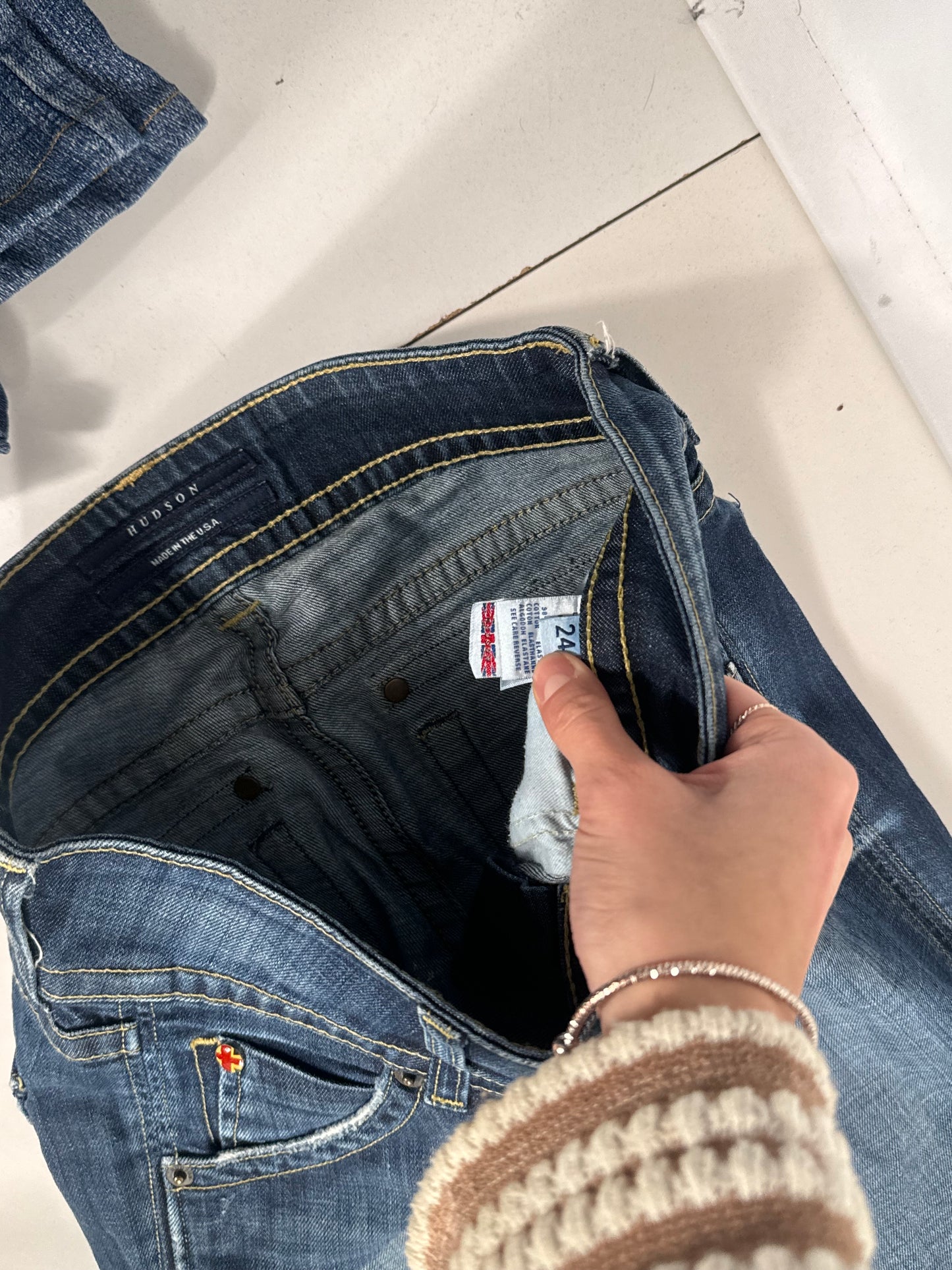 Lavlivede jeans str: XS
