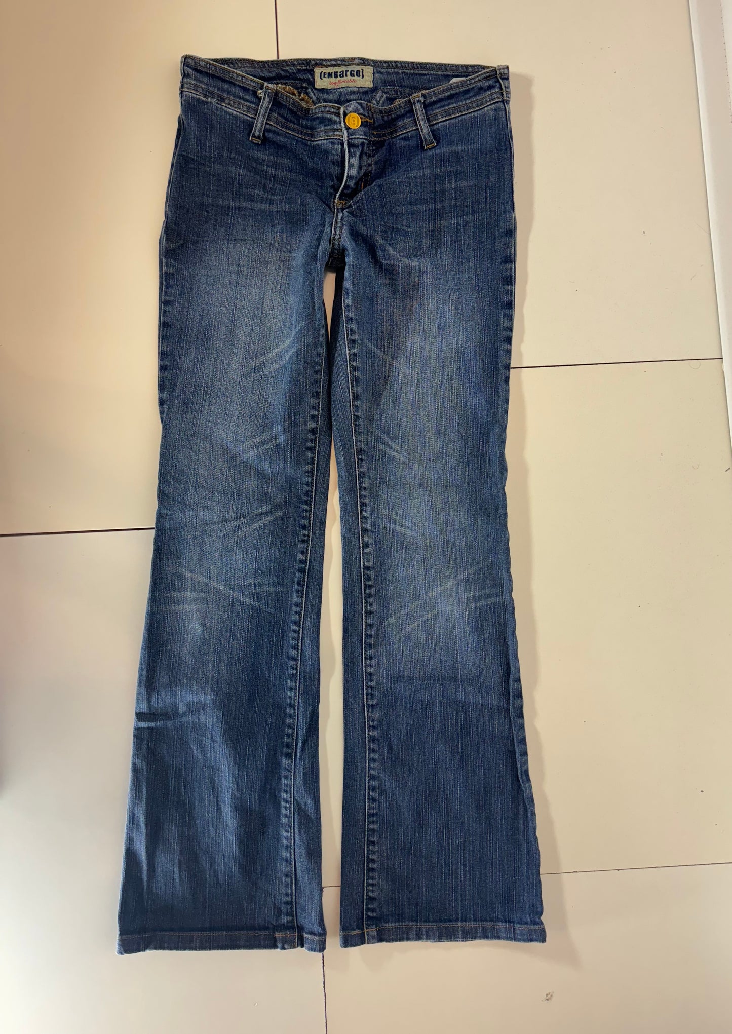 Lågmidjade jeans–stl: XS