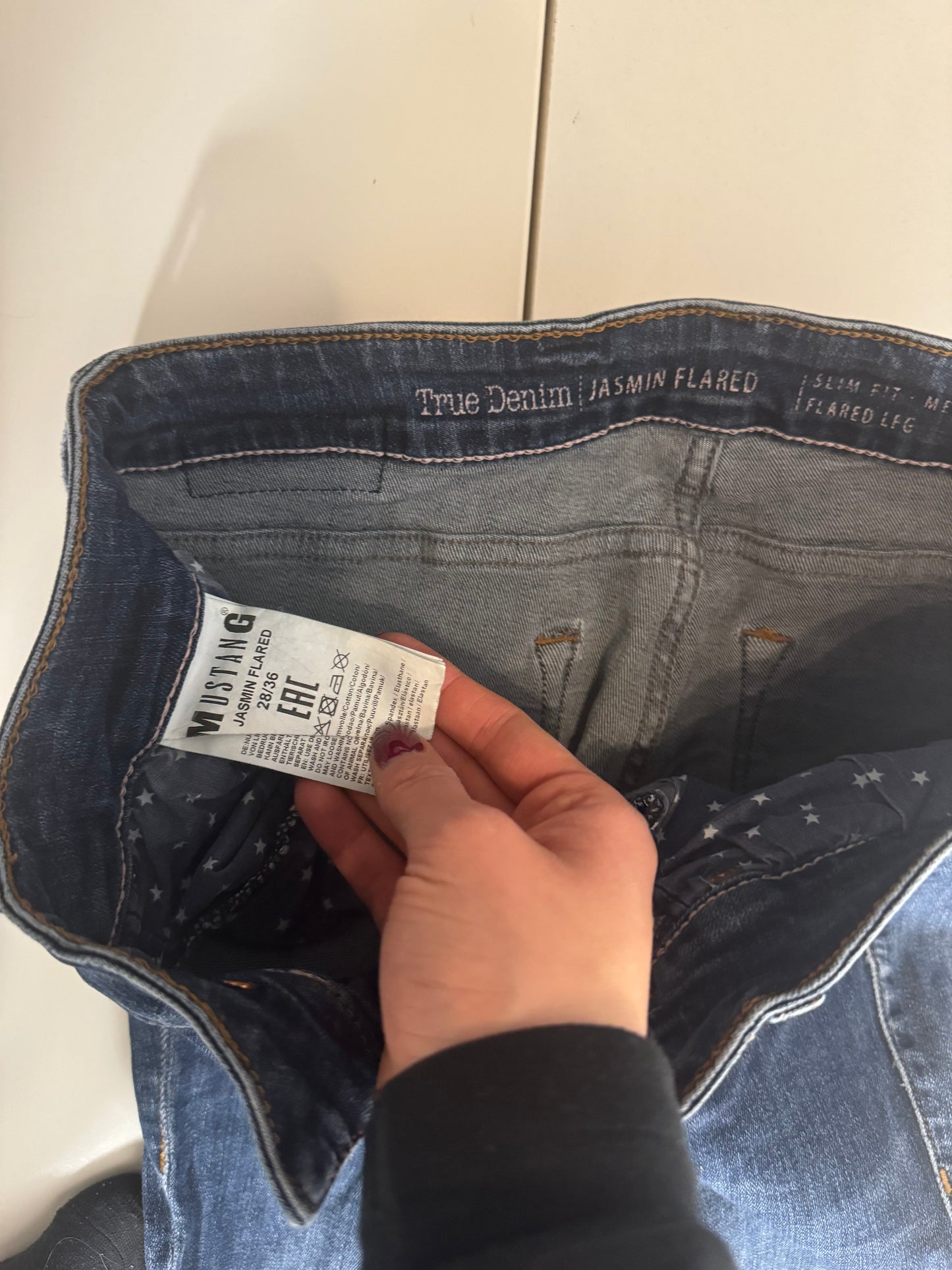 Lågmidjade jeans stl: XS