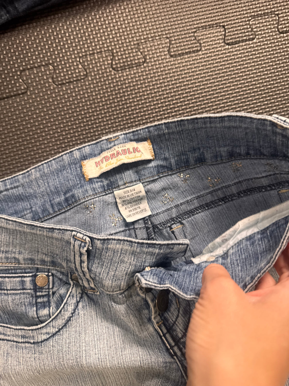 Lågmidjade jeans stl: XS