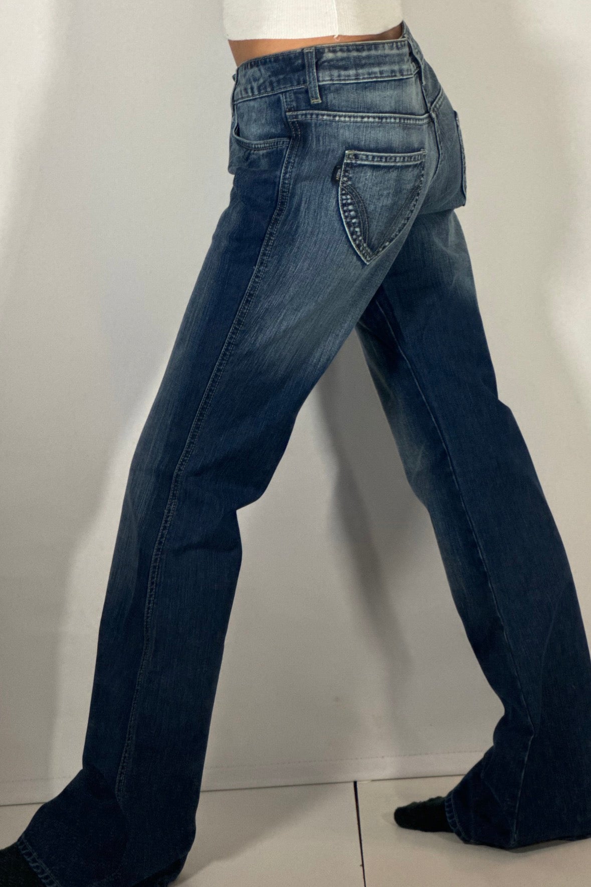 Lavtaljede jeans str: XS (W29/L34)