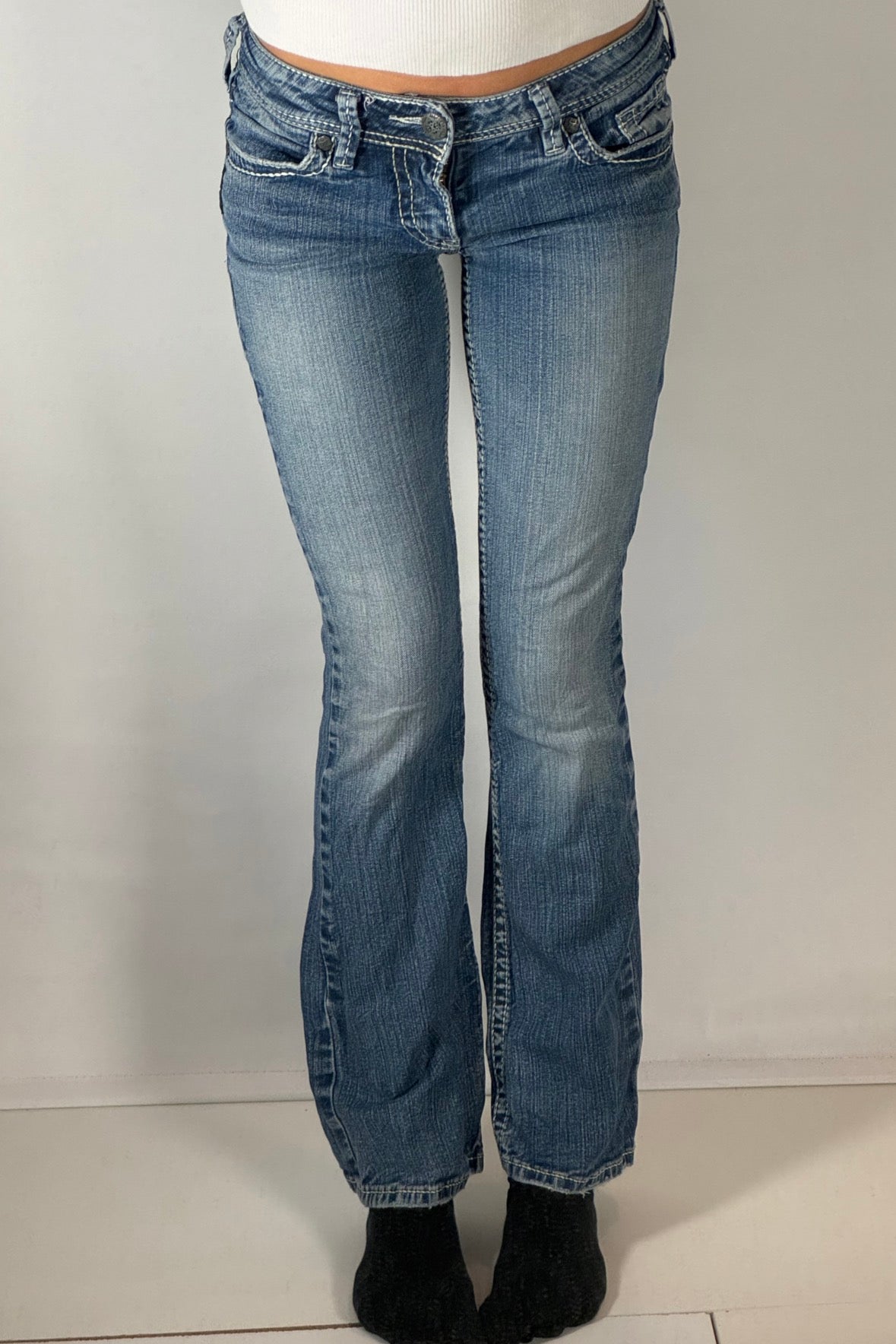 Lågmidjade jeans stl: XS