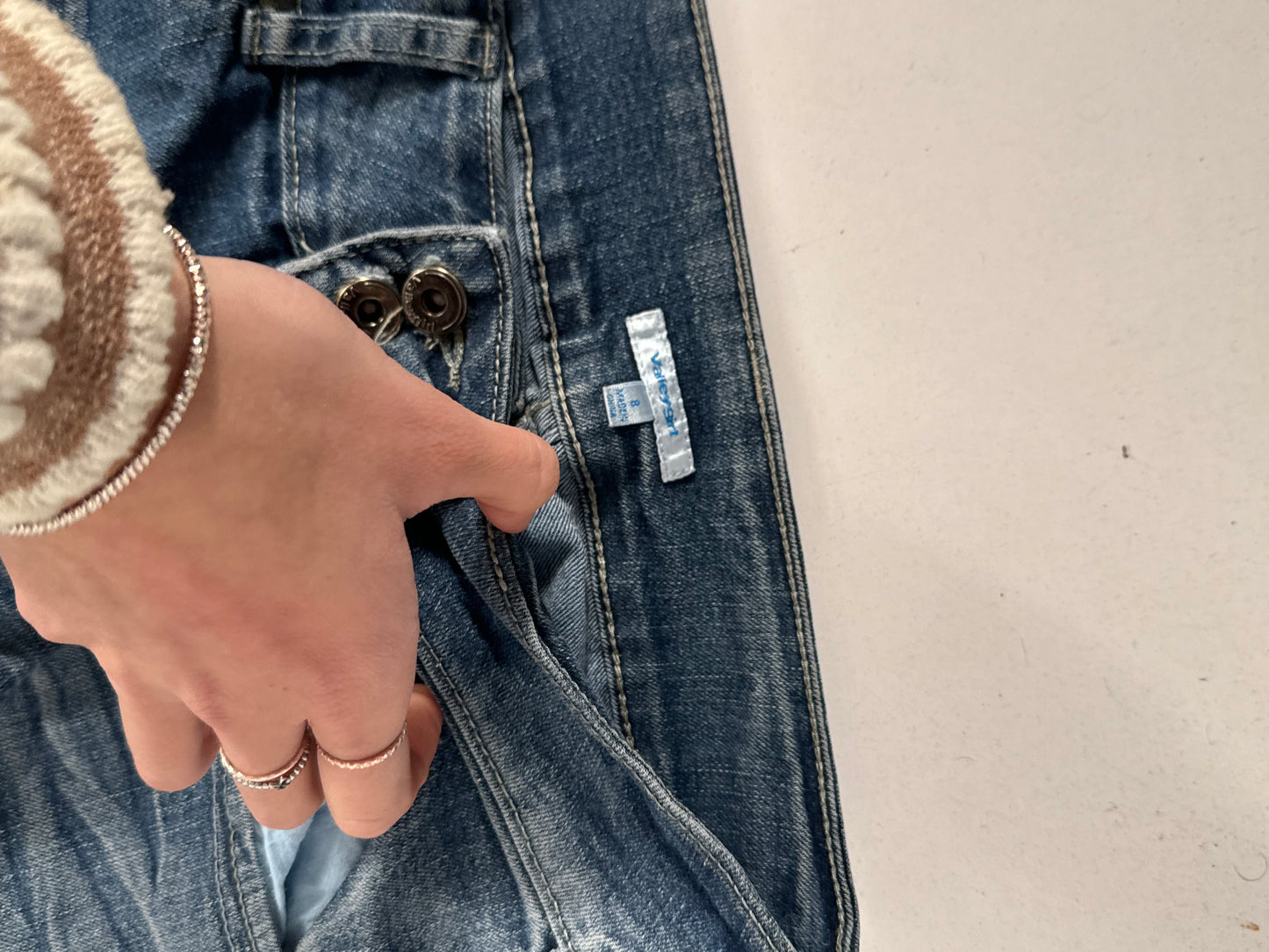 Lavlivede jeans str: XS