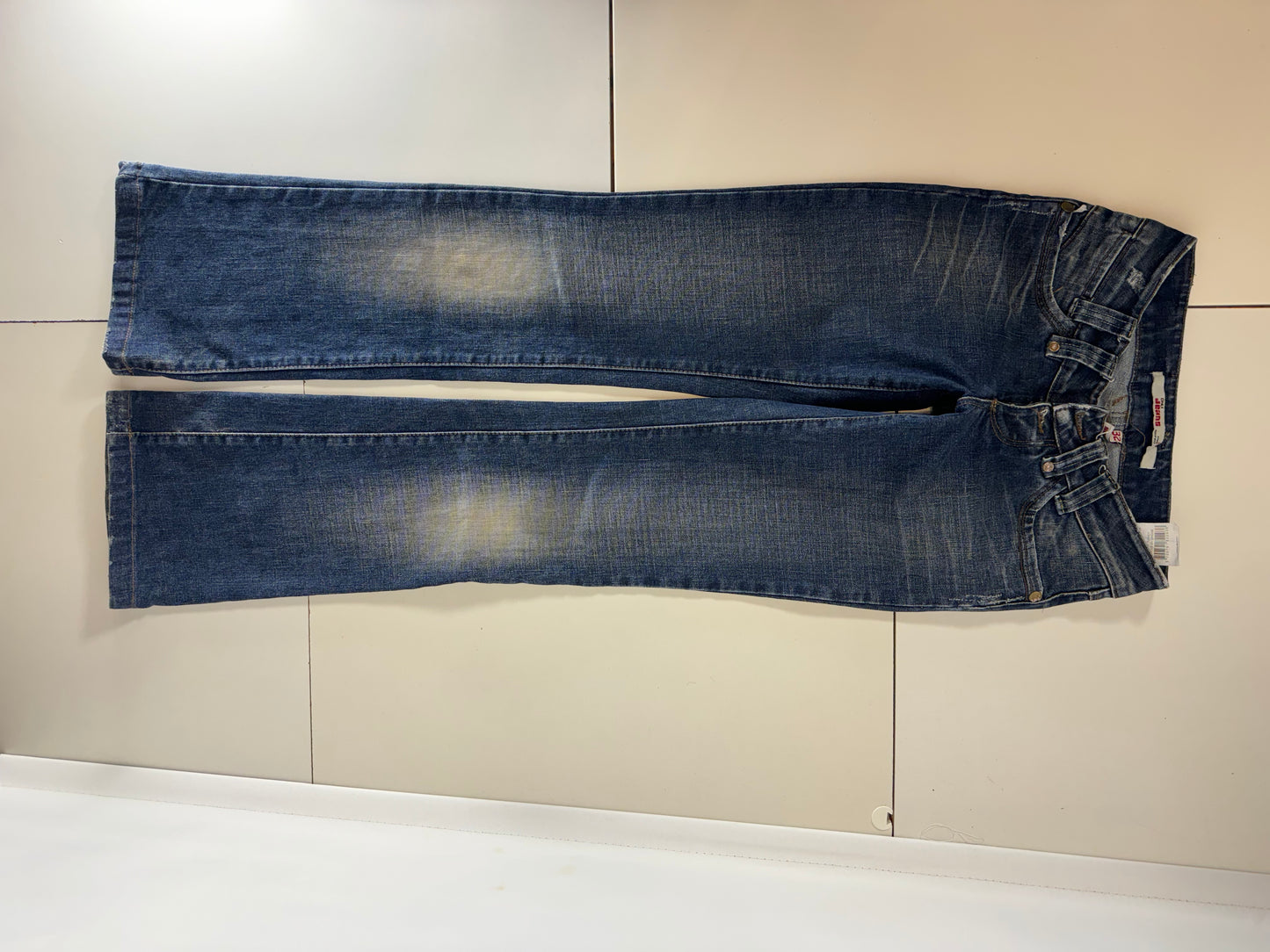Lågmidjade jeans–stl: XS
