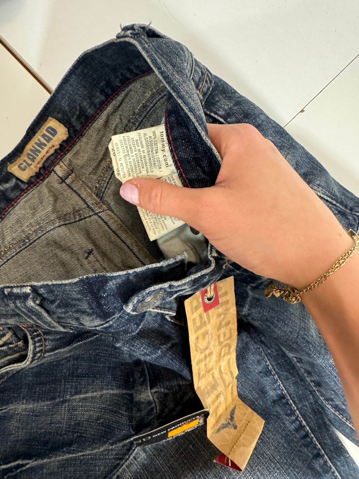 Lågmidjade jeans stl: S