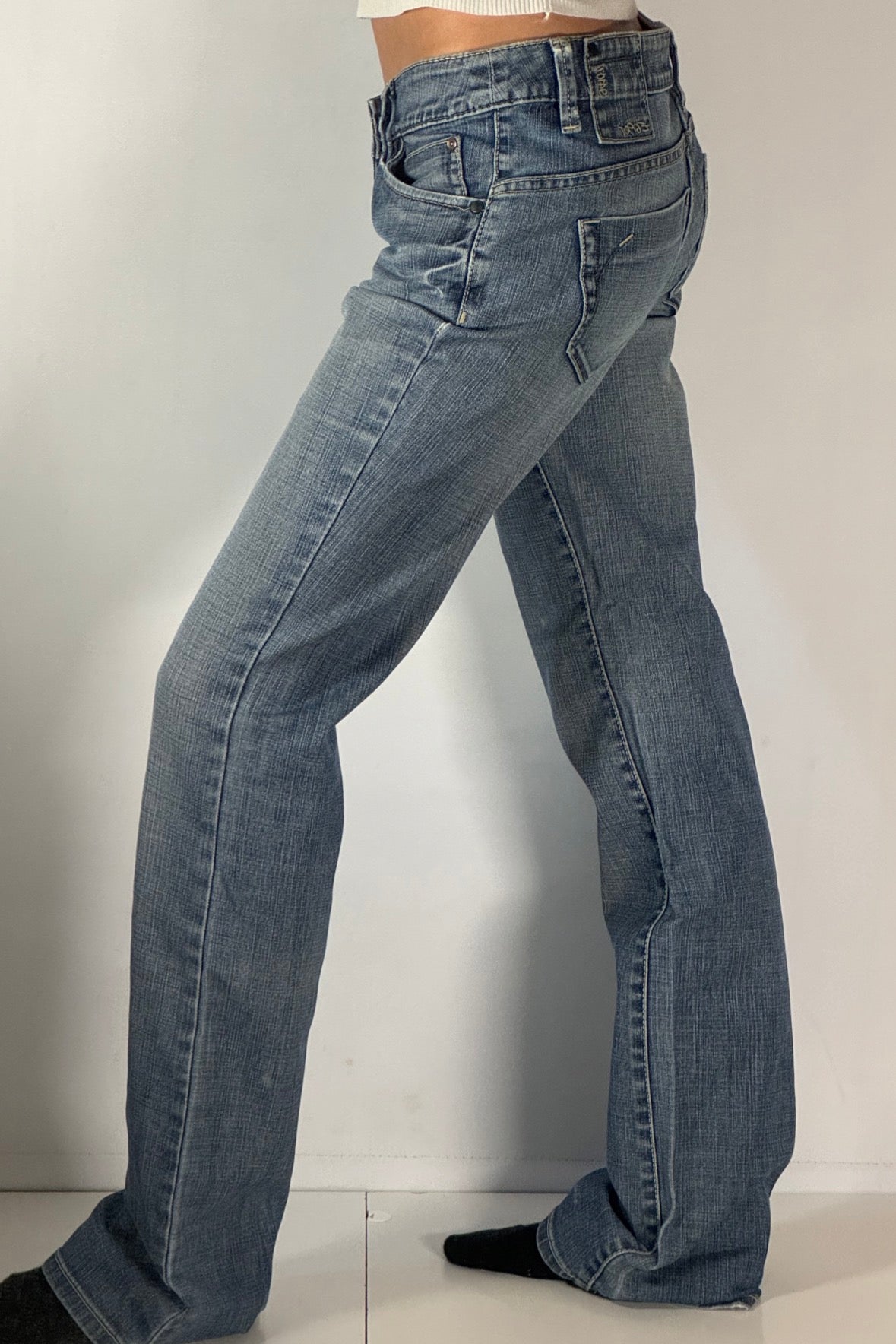 Lågmidjade jeans stl: S