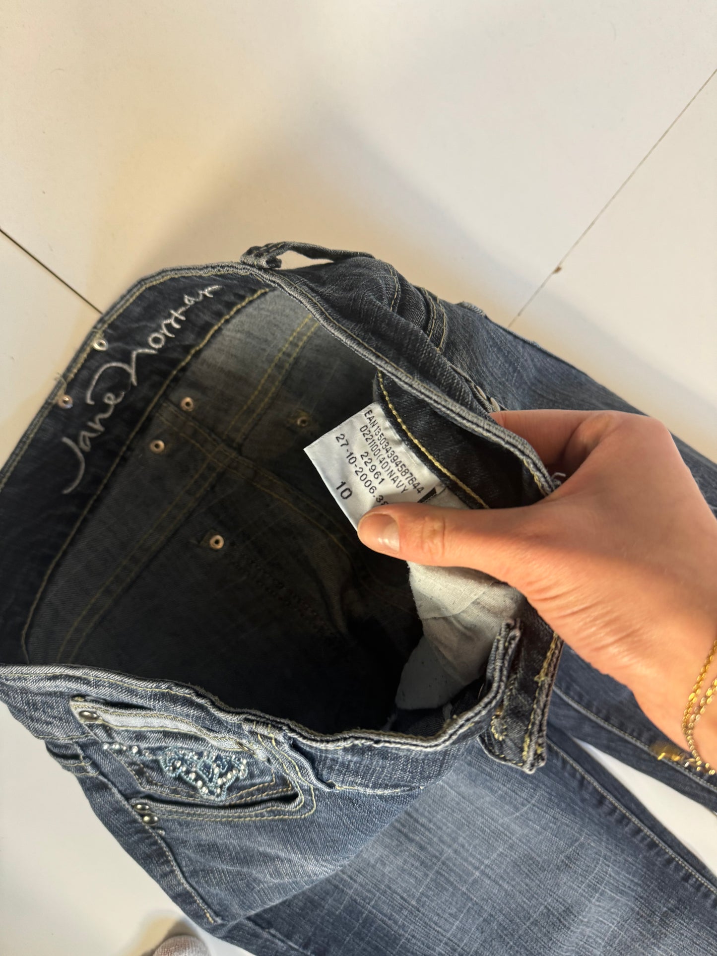 Lågmidjade jeans stl: XS