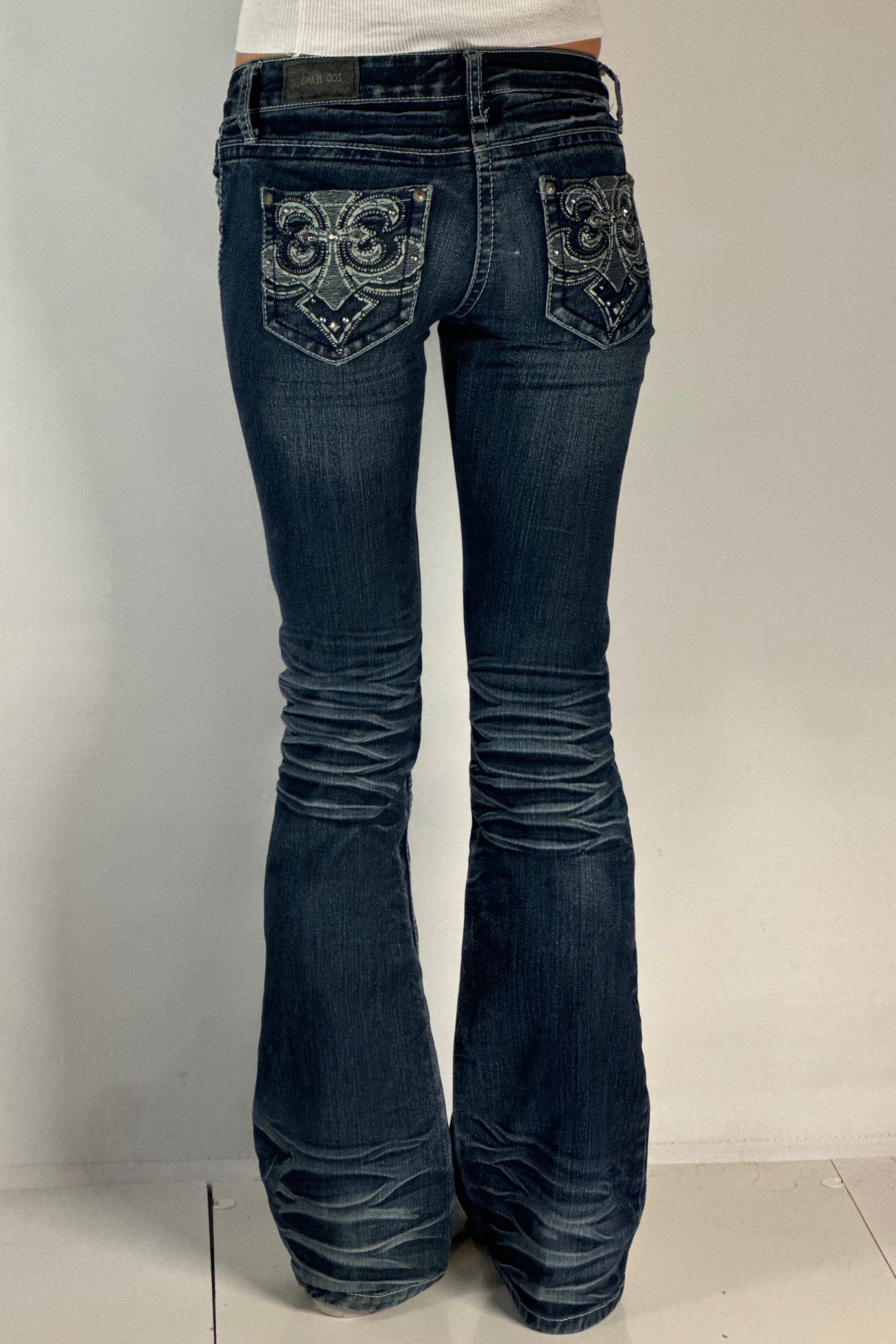 Lågmidjade jeans stl: XS