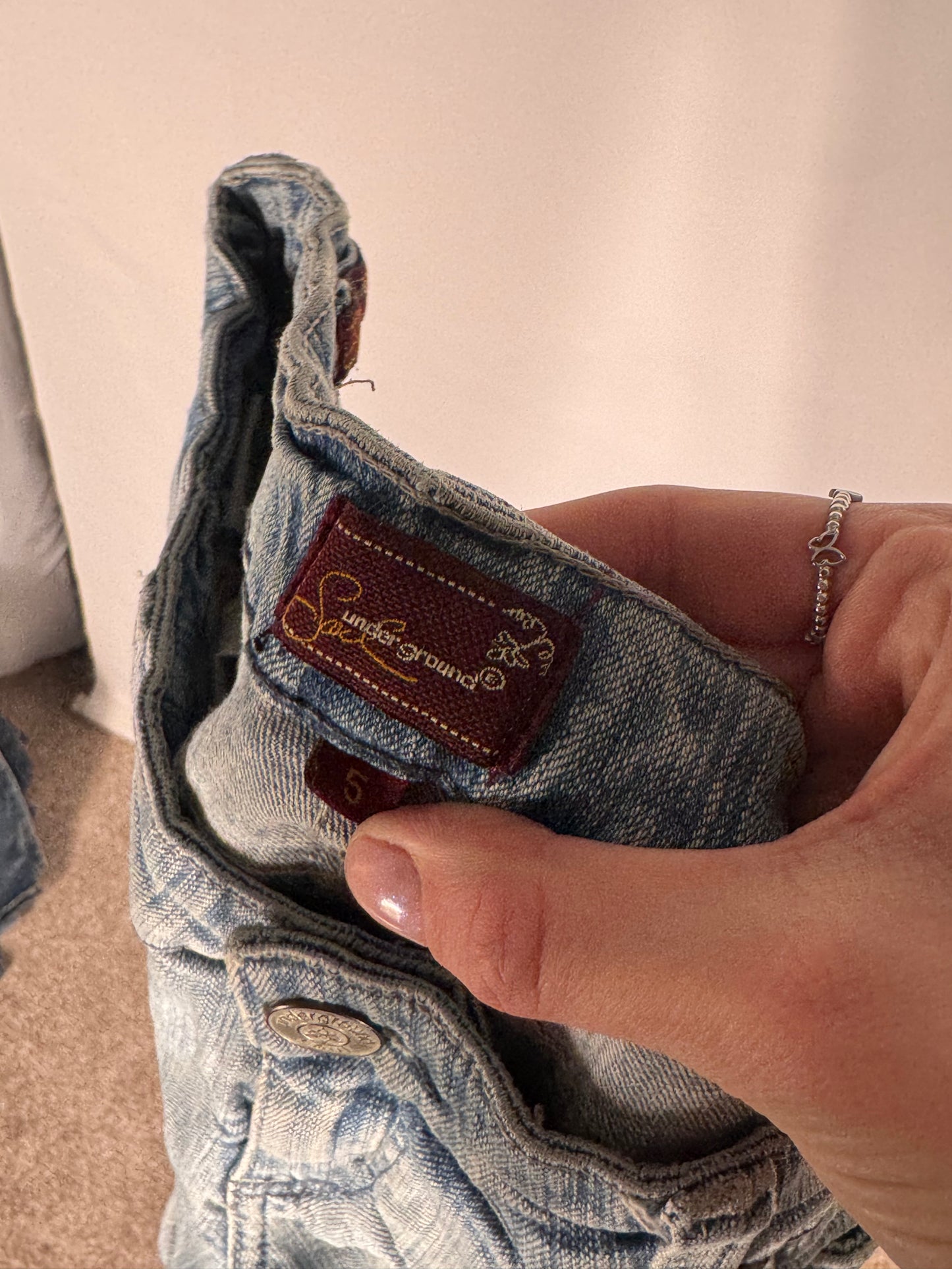 Lavtaljede jeans str: XS
