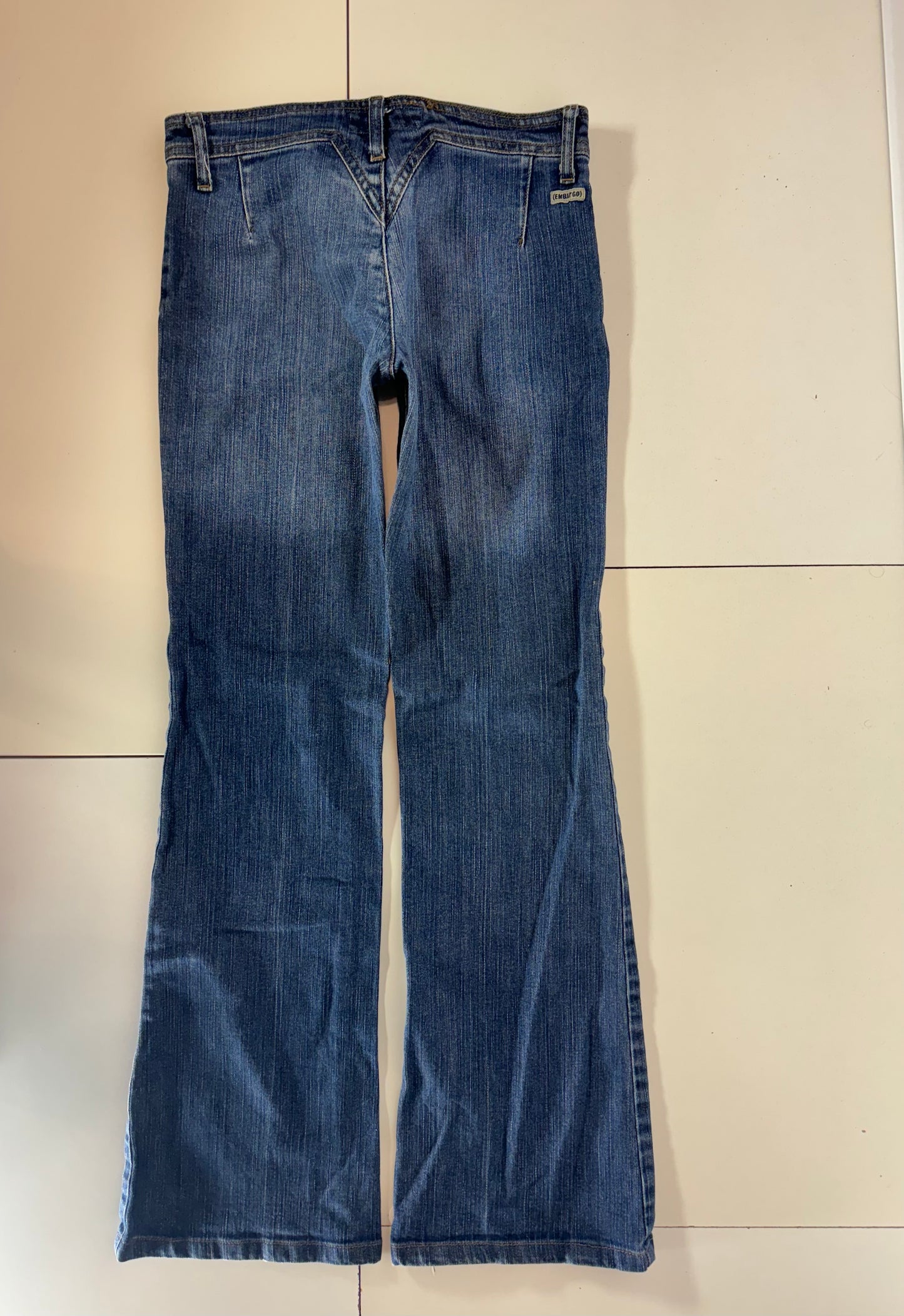 Lågmidjade jeans–stl: XS