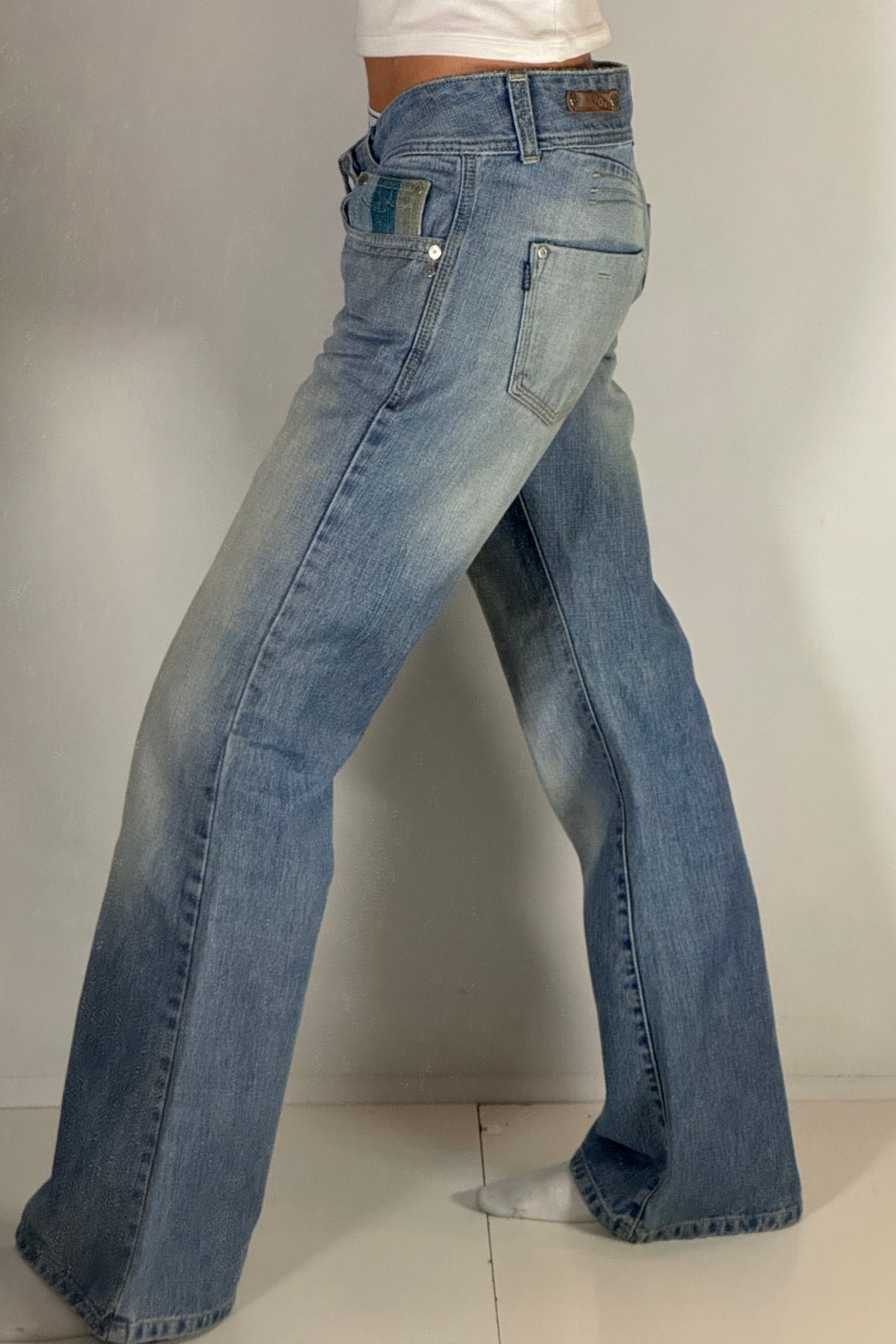 Lågmidjade jeans stl: S/M