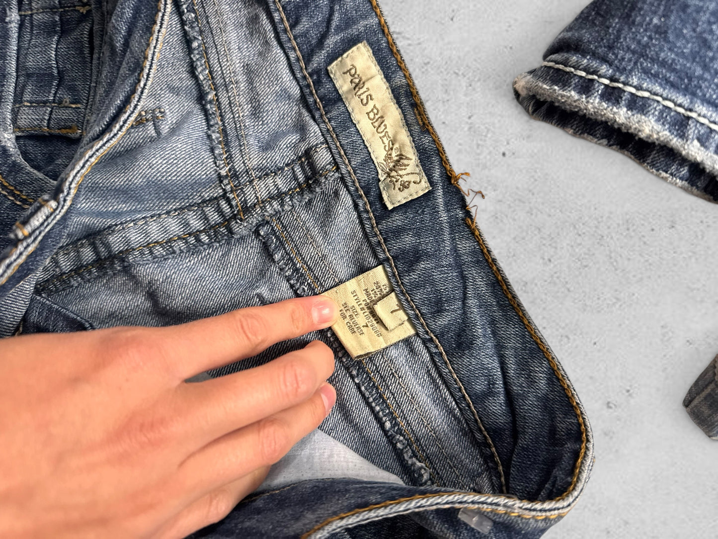 Lågmidjade jeans stl: S