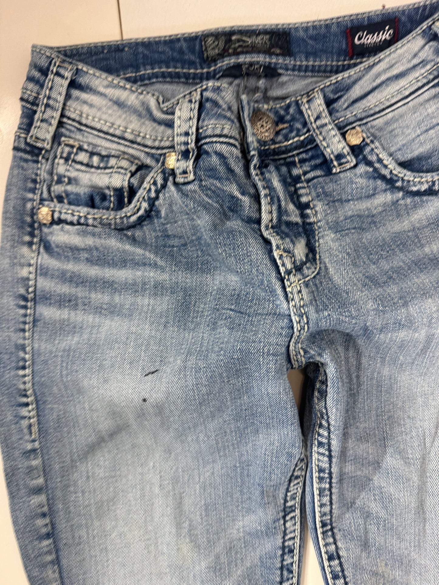 Lågmidjade jeans stl: XS