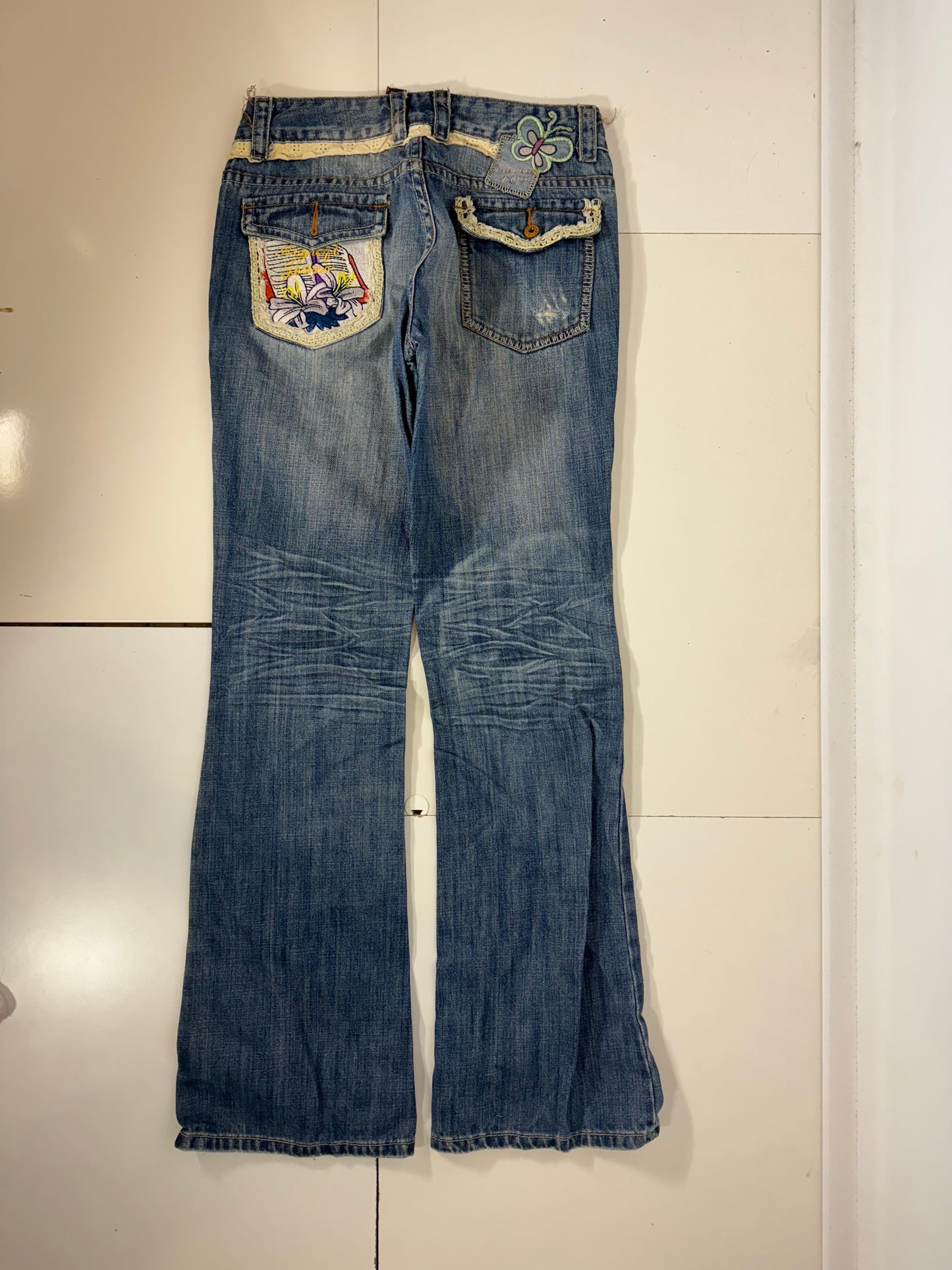 Lågmidjade jeans stl: XS