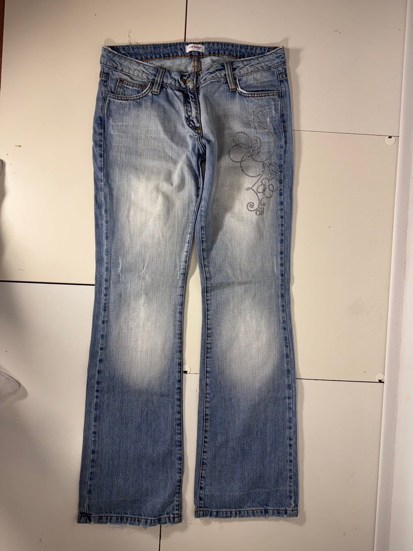 Lågmidjade jeans stl: M