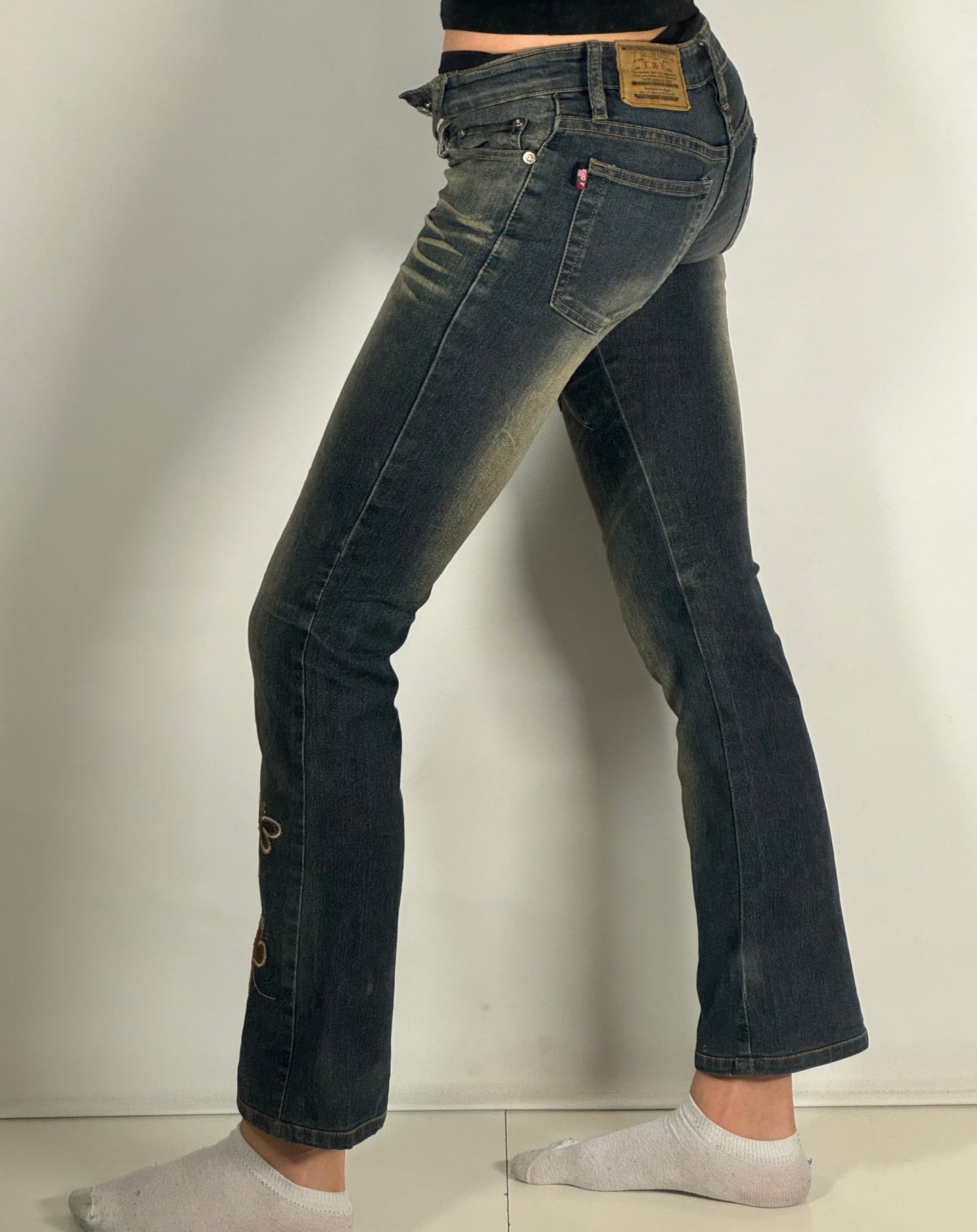 Lågmidjade jeans stl: XXS