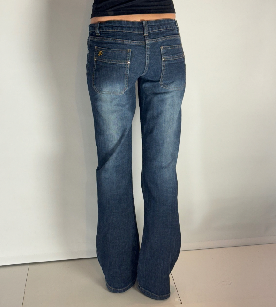 Lågmidjade jeans–stl: XS