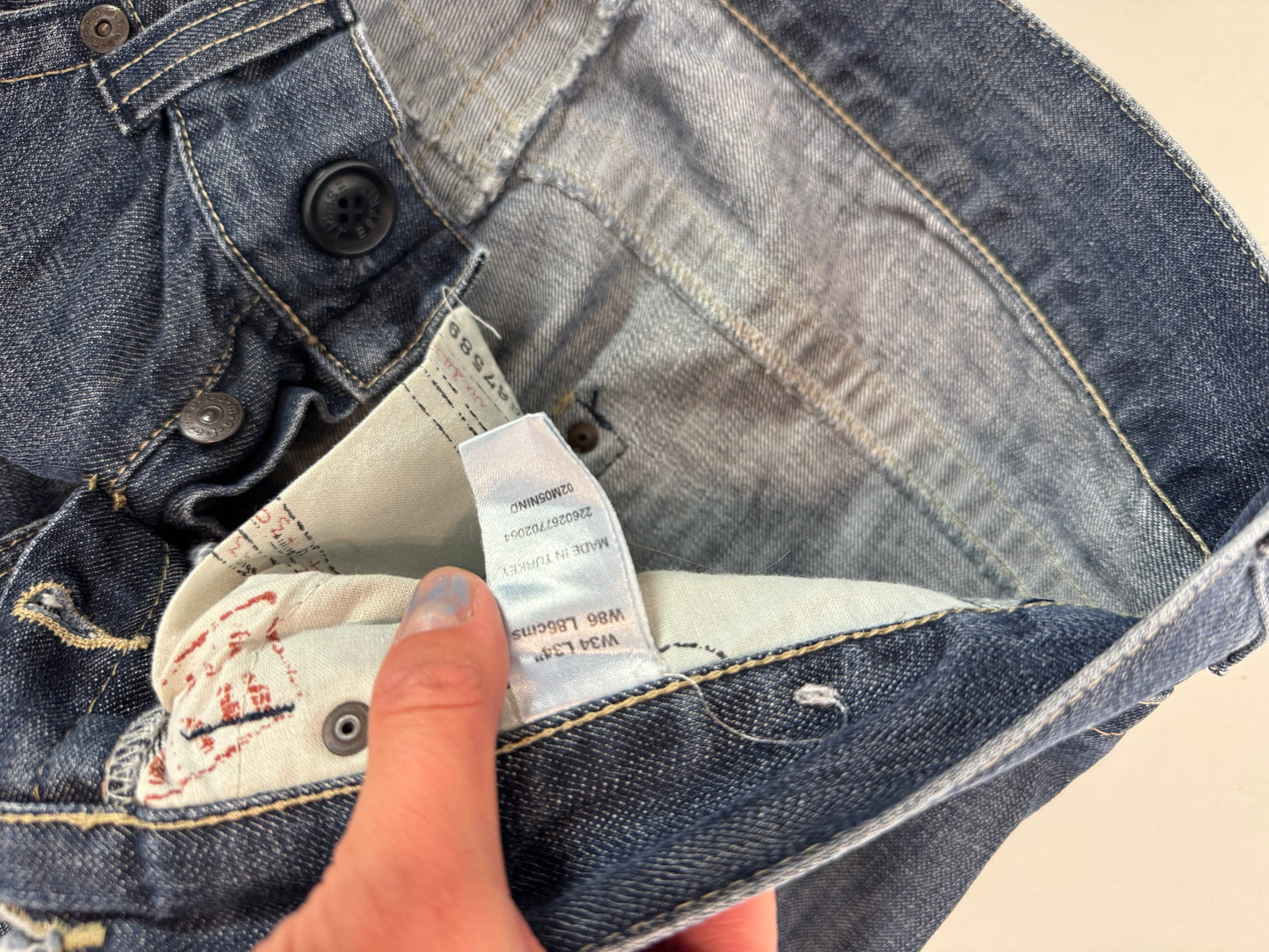 Lågmidjade jeans stl: XL
