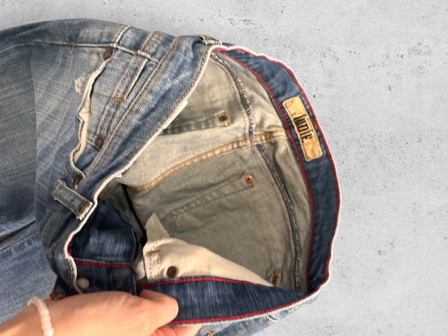 Lågmidjade jeans stl: XS