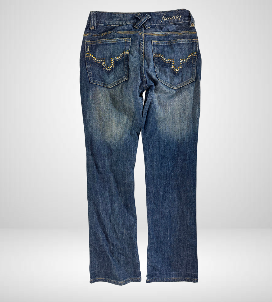 Lågmidjade jeans–stl: XS