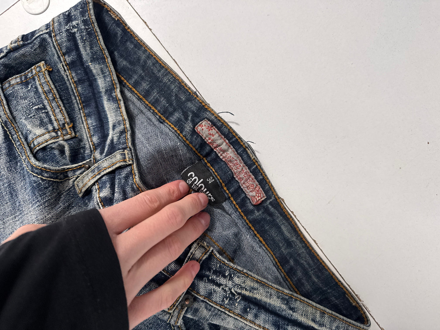Lågmidjade jeans stl: XS